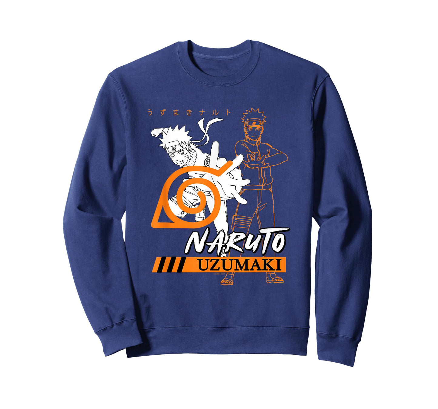 Naruto Shippuden Uzumaki Overlap Hidden Leaf Village Symbol T-Shirt