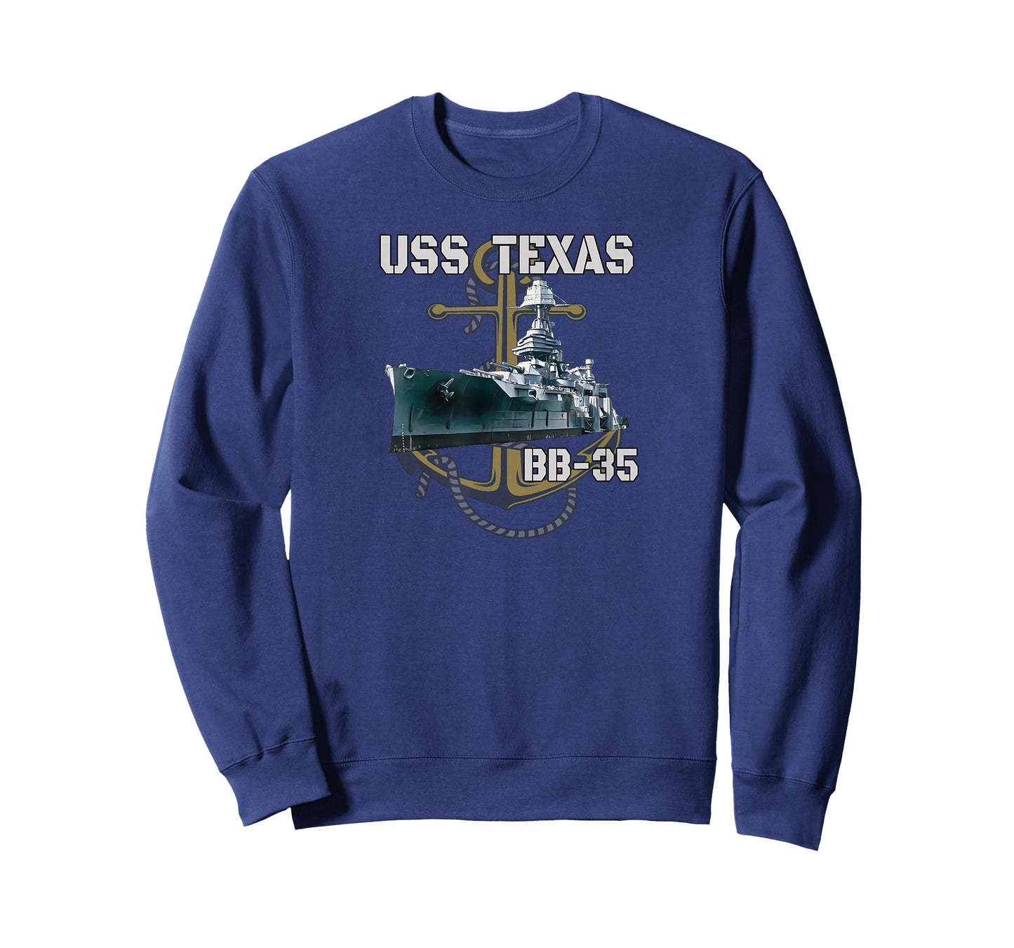 USS Texas BB-35 Battleship American WW1 Warship WW2 Veterans T-Shirt