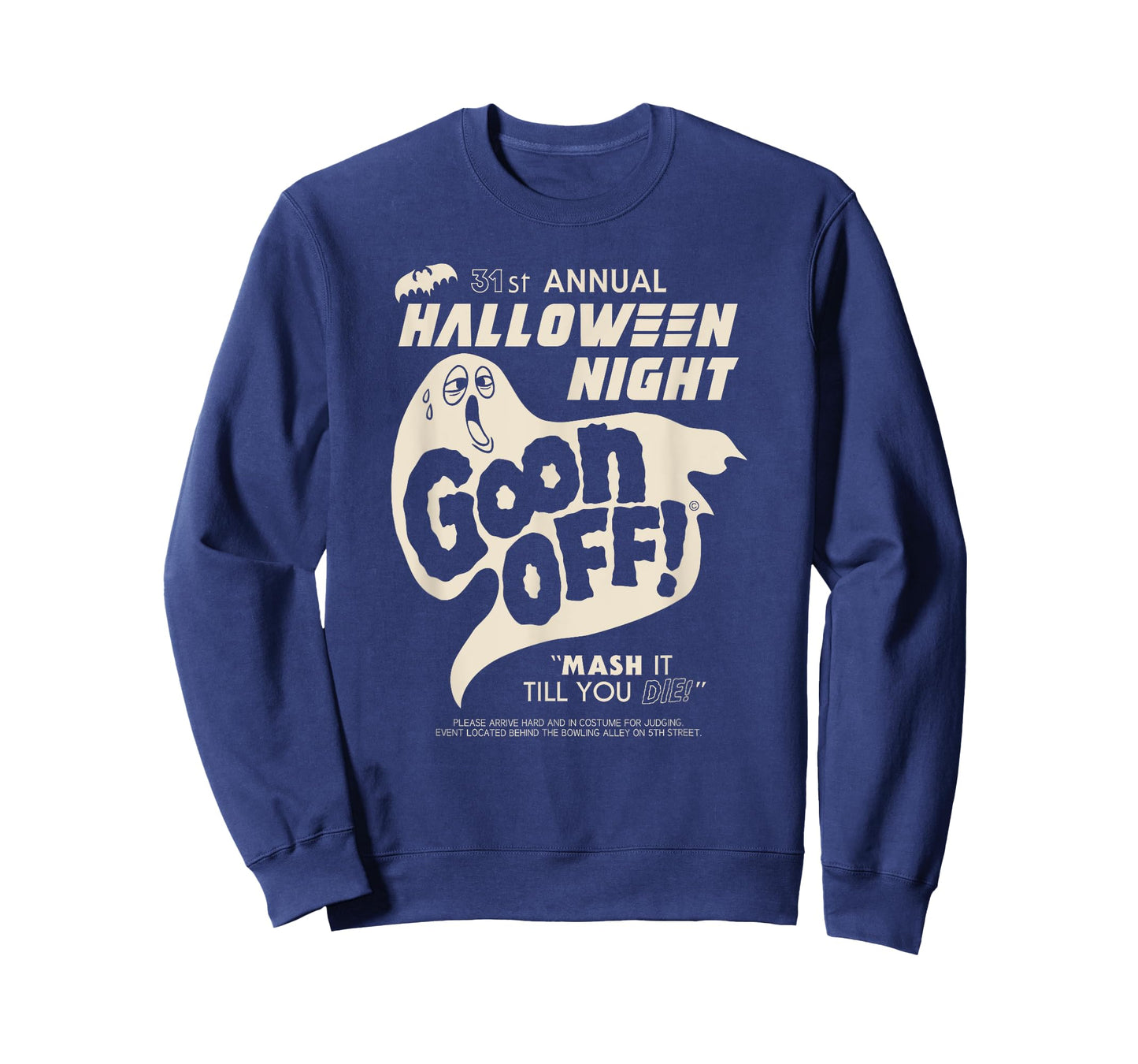 Goon Off, Halloween Night, Funny Ghost Halloween Goth T-Shirt