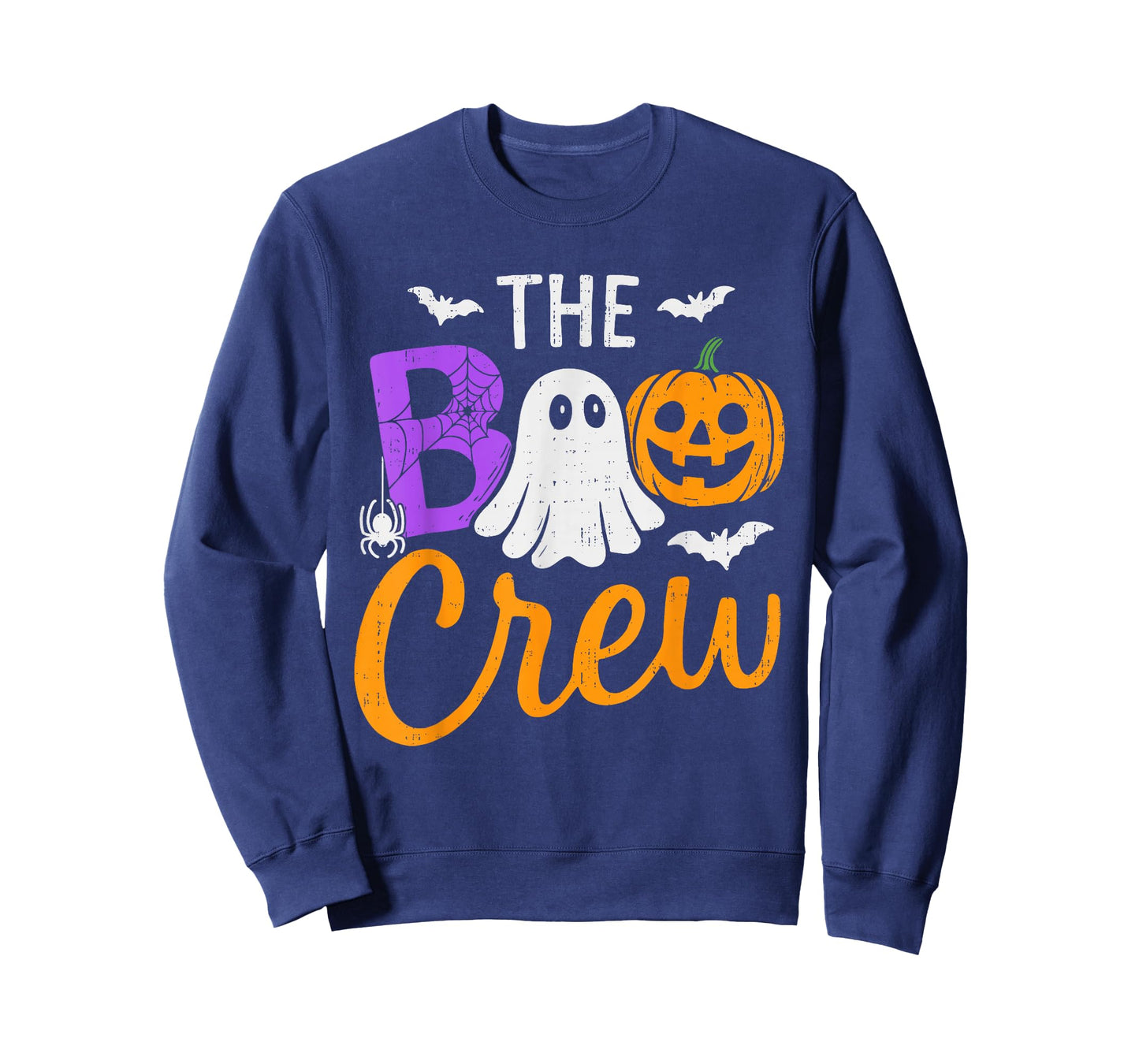 Spooky Squad Boo Ghost Crew Team Halloween Boys Girls Kids T-Shirt
