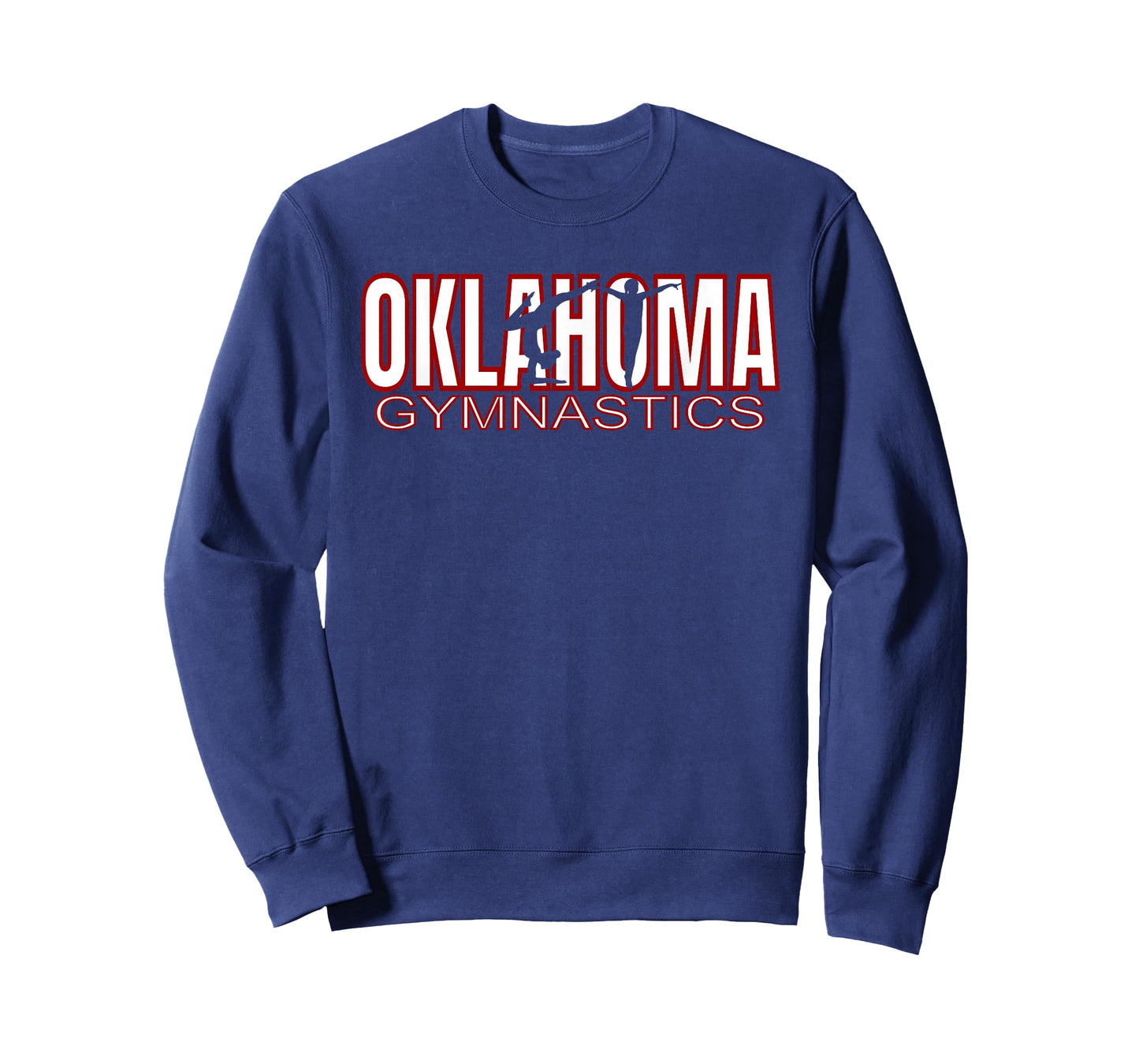 Oklahoma Gymnastics Competition Gymnast Tumbling Girl Gift T-Shirt Small