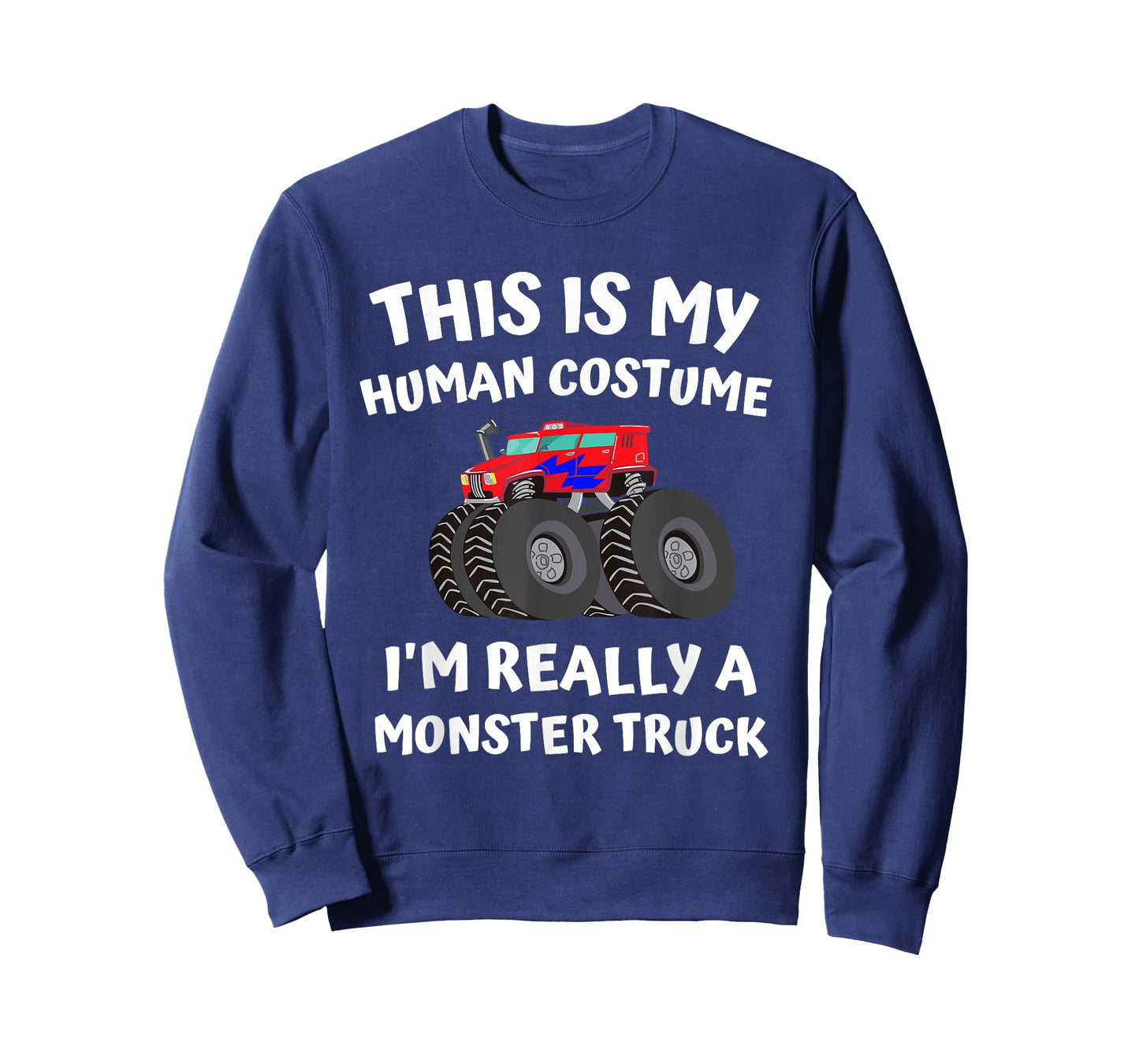 Kids Monster Truck Halloween Costume Toddler Boys 5T 4T T-Shirt
