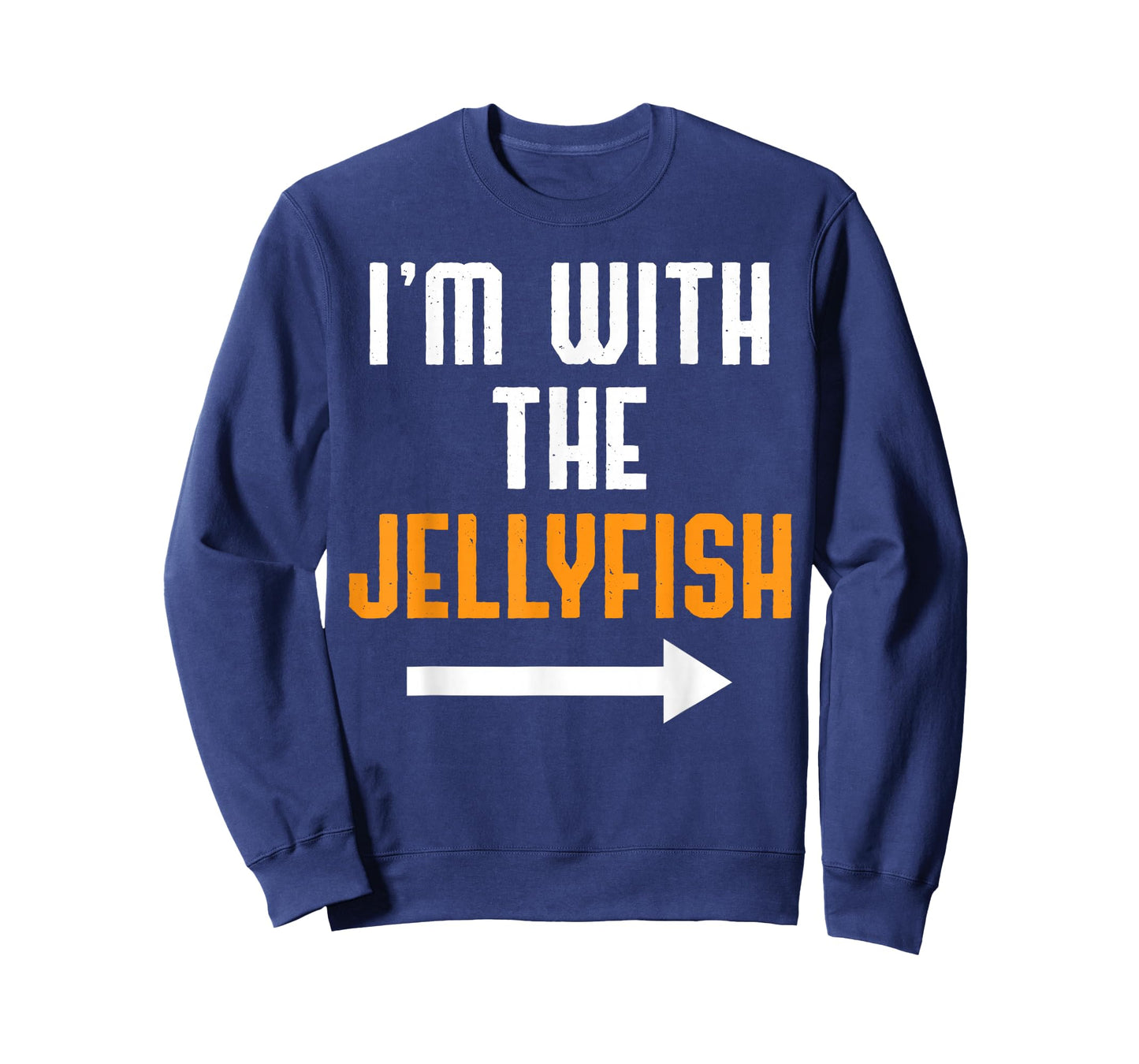 I'm With The Jellyfish Shirt Costume Funny Halloween Couple T-Shirt