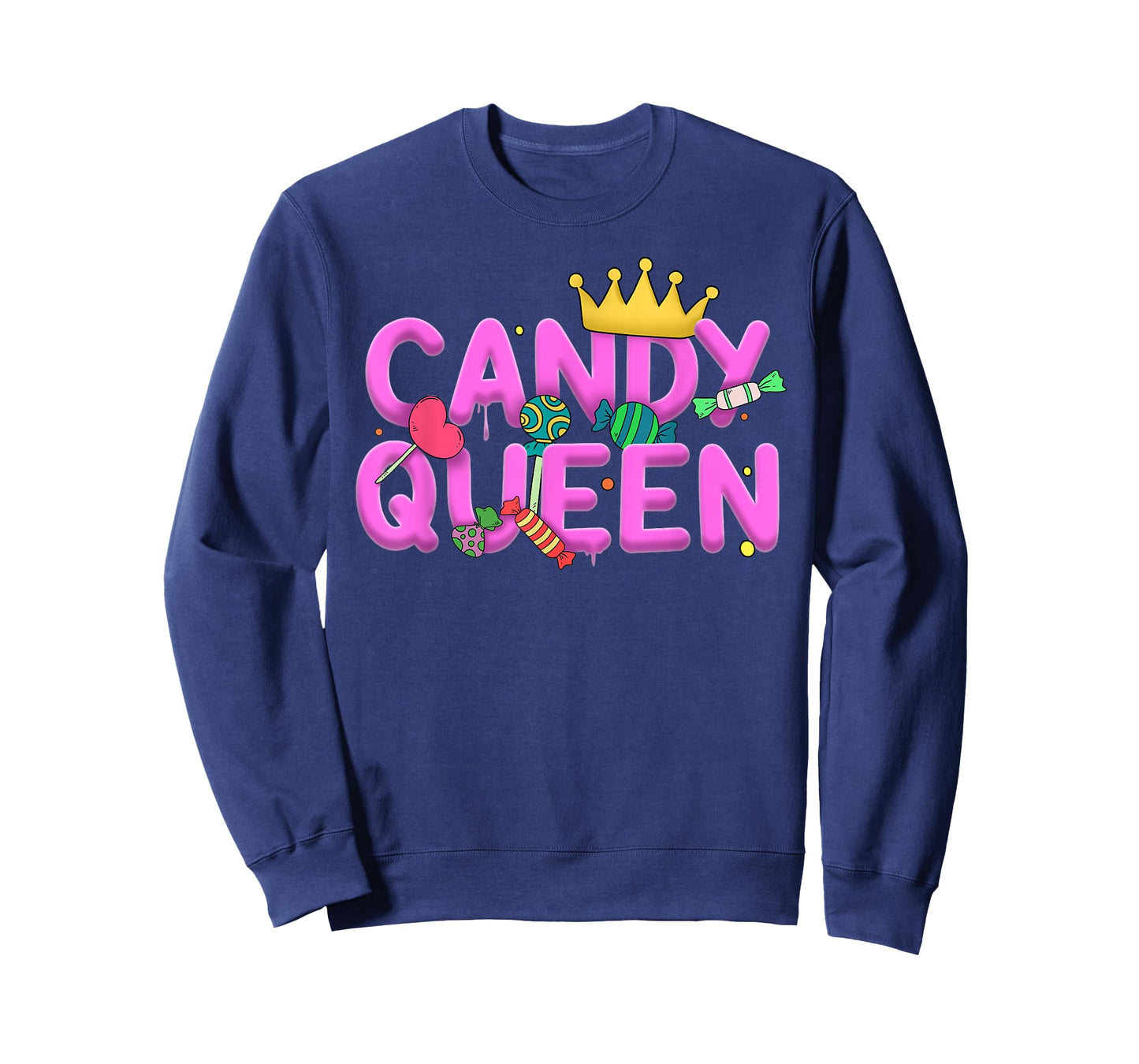Cool Candy Queen Art For Women Girls Candy Lollipop Lovers T-Shirt