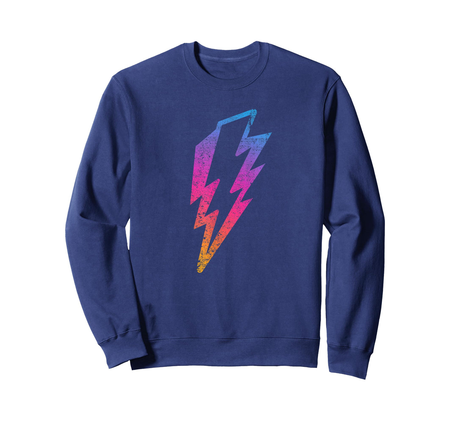 Multicolor Lightnings Powerful Distressed Bolts Unisex T-Shirt