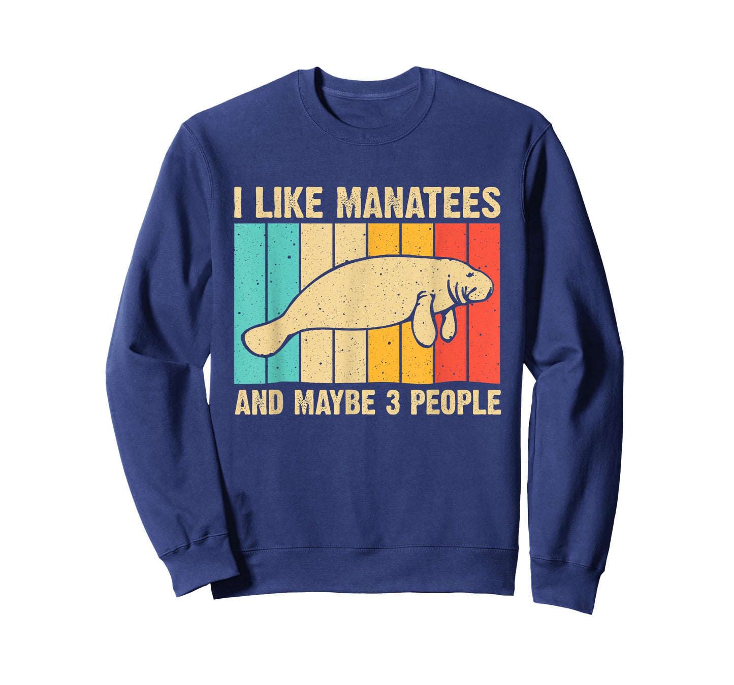 Funny Manatee Art For Men Women Sea Cow Monster Fish Lover T-Shirt