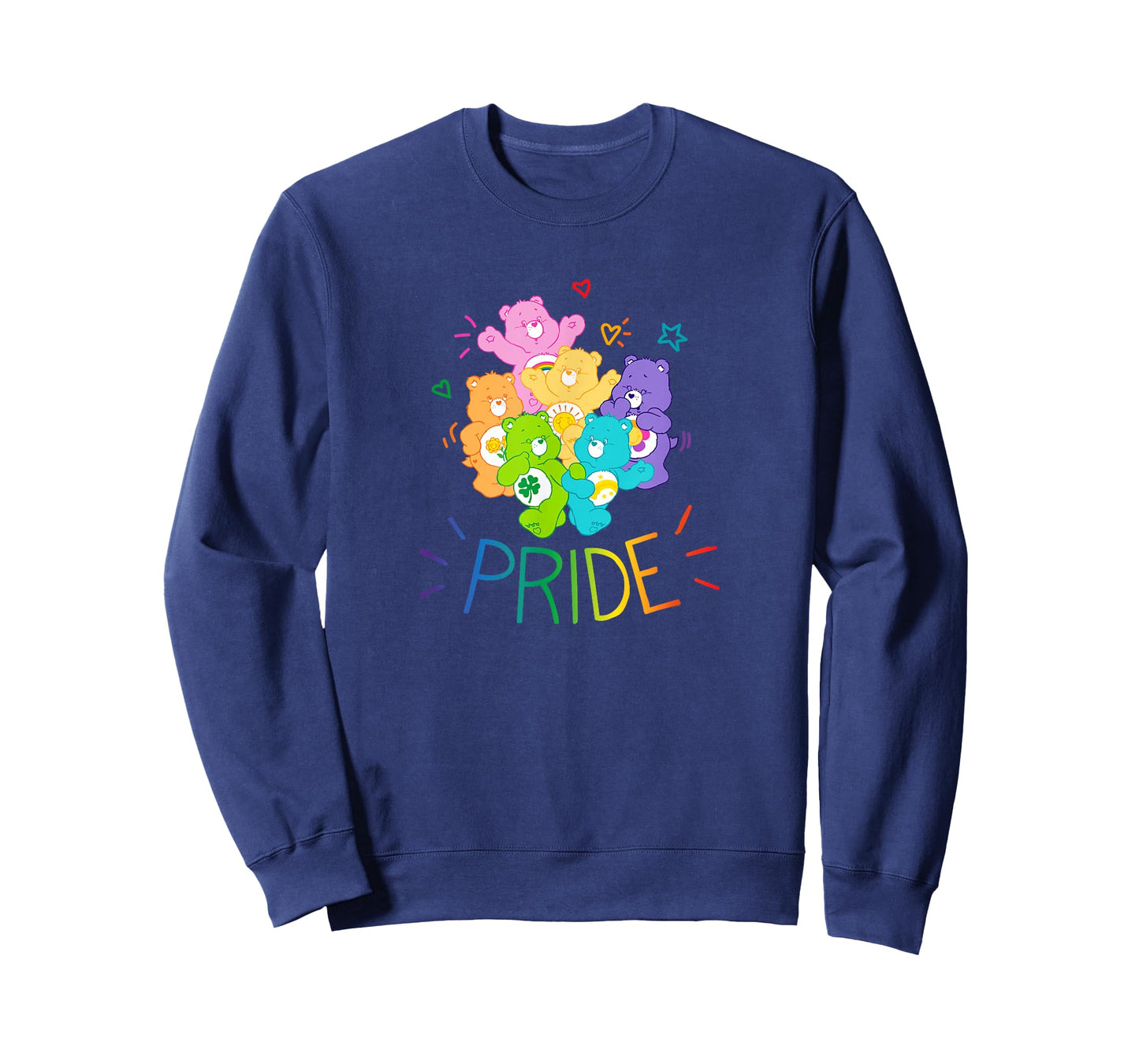 Care Bears Rainbow Pride and Doodles Cute Retro Cartoon T-Shirt