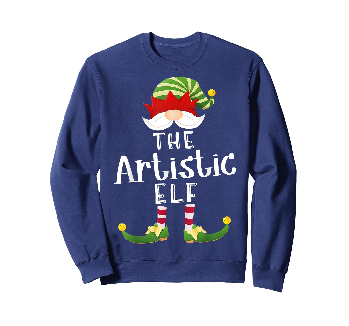 Artistic Elf Group Christmas Funny Pajama Party T-Shirt