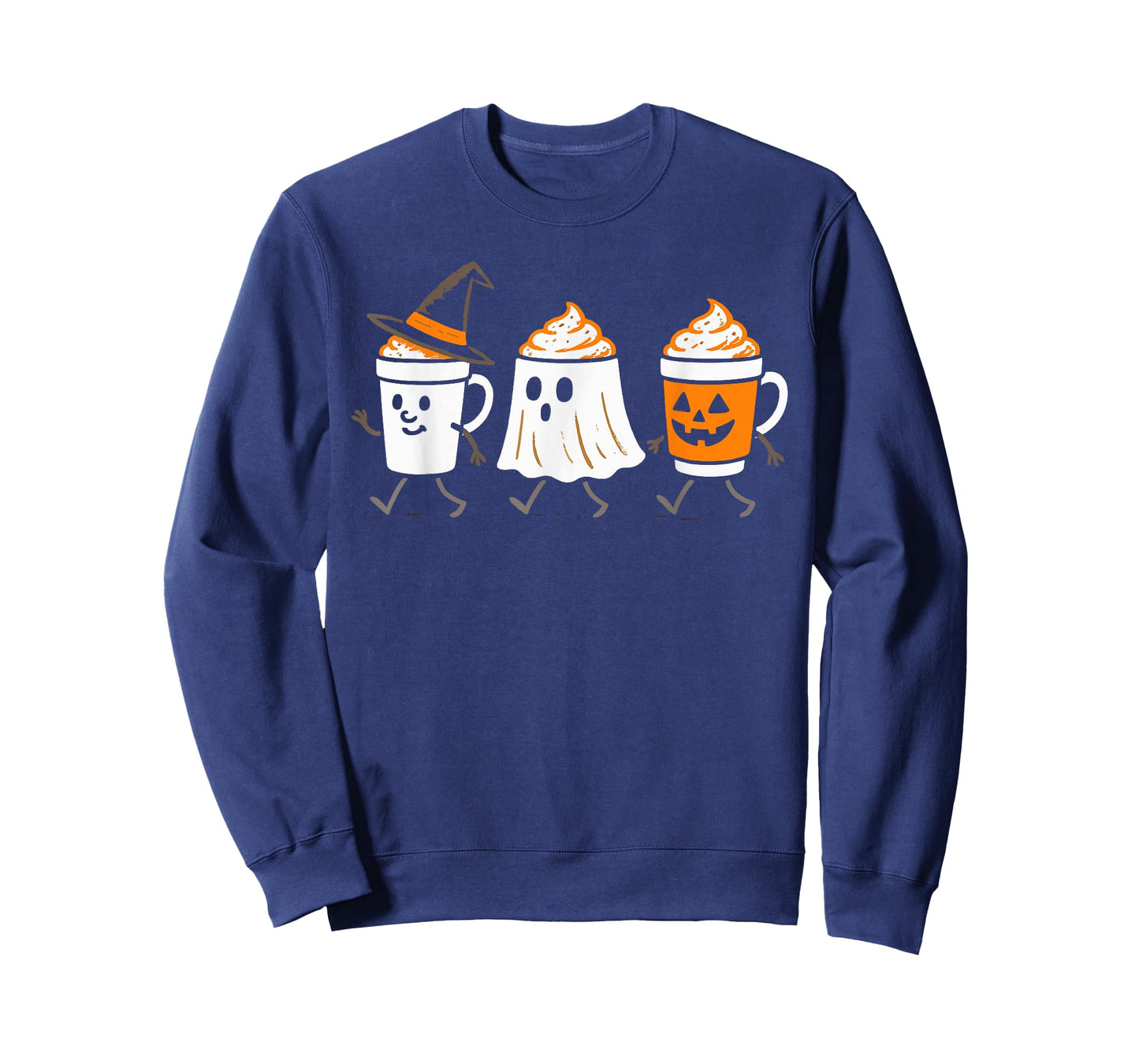 Cute Pumpkin Ghost Witch Men Women Kids Funny Halloween T-Shirt