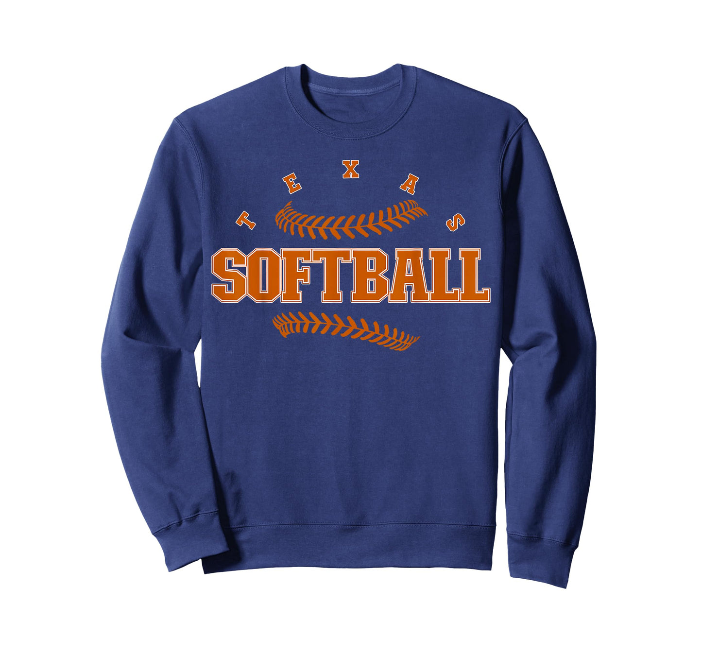 Texas Softball Vintage Mens Kids Team Retro Softball Fan T-Shirt