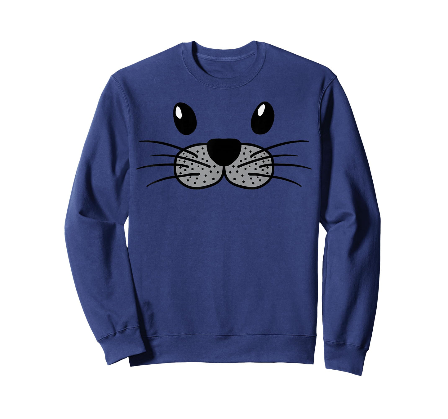 Seal Animal Face Cute Lazy Easy DIY Halloween Costume T-Shirt