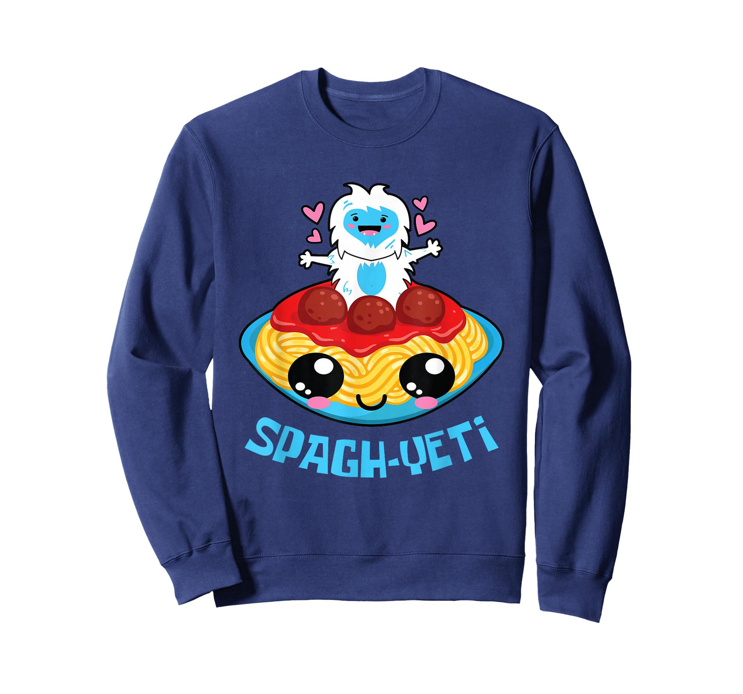 Spagh-Yeti I Spaghetti Sweet Kawaii Yeti Bigfood Manga T-Shirt