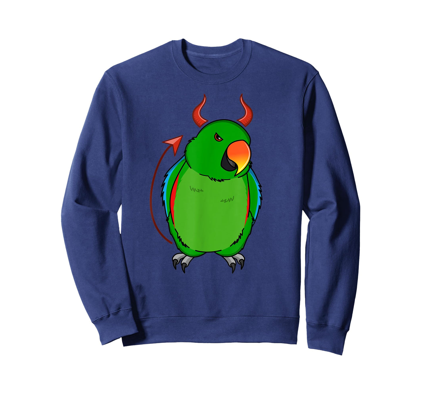 Scary Devil Costume Parrot I Male Eclectus T-Shirt