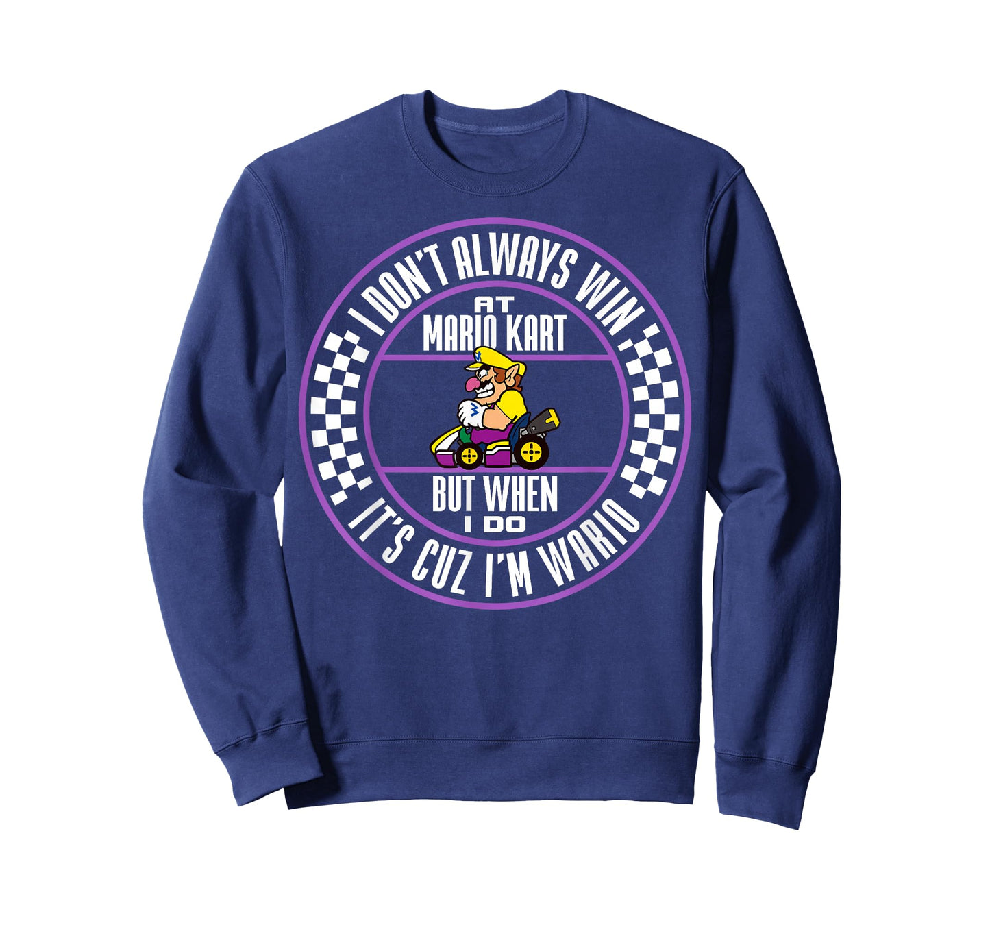 Nintendo Mario Kart Wario When I Win Circle Text T-Shirt
