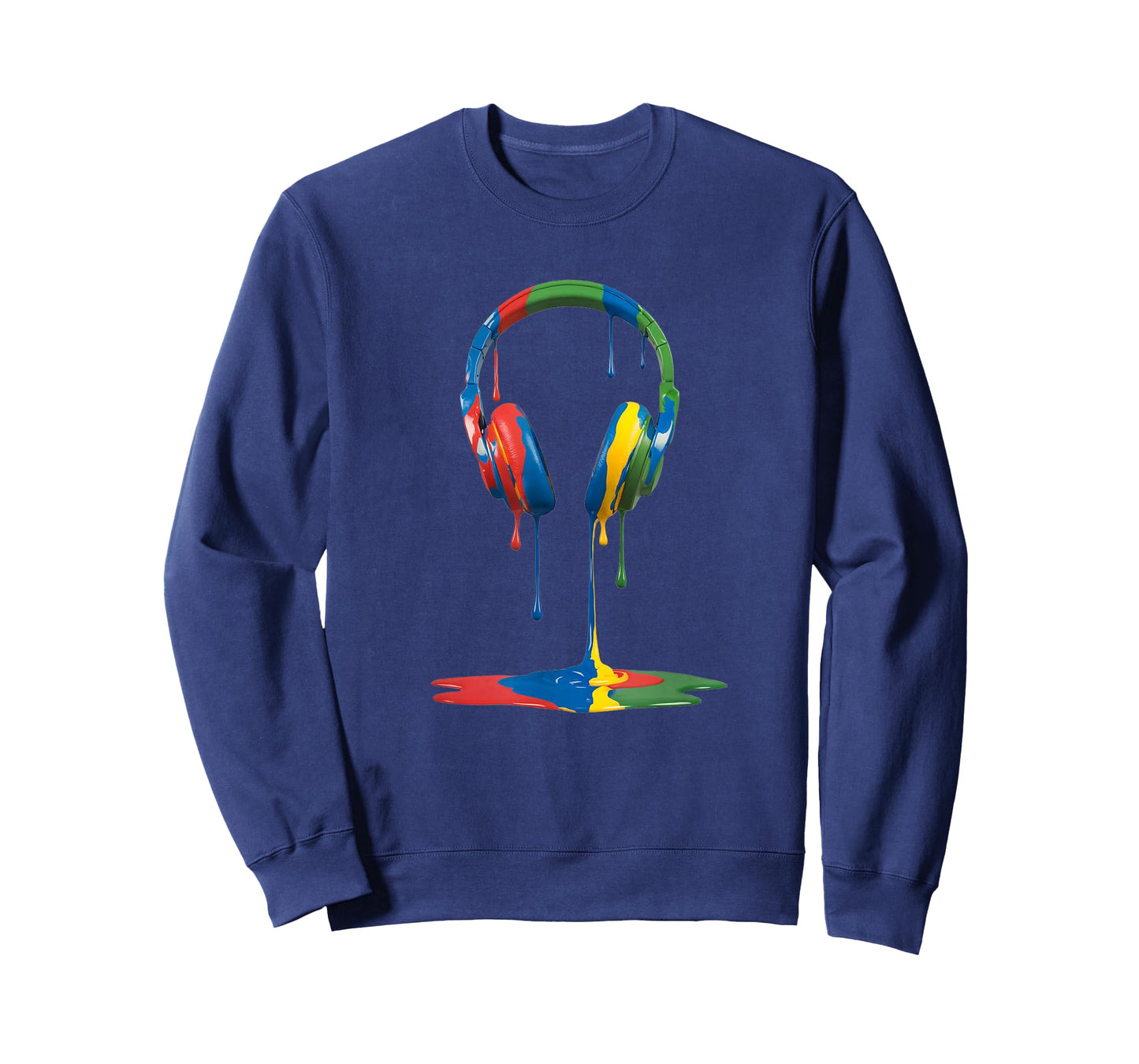 Gamer Headphones Paint Drip Music Lover T-Shirt