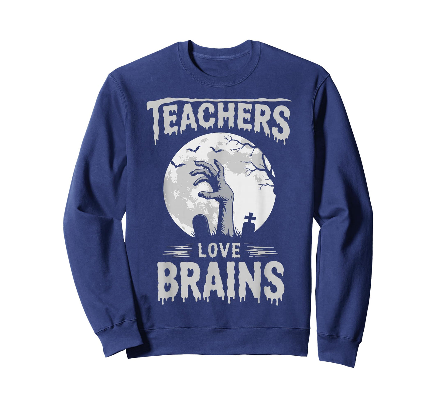 Funny Halloween Teacher Tshirts Zombie Teachers Love Brains T-Shirt