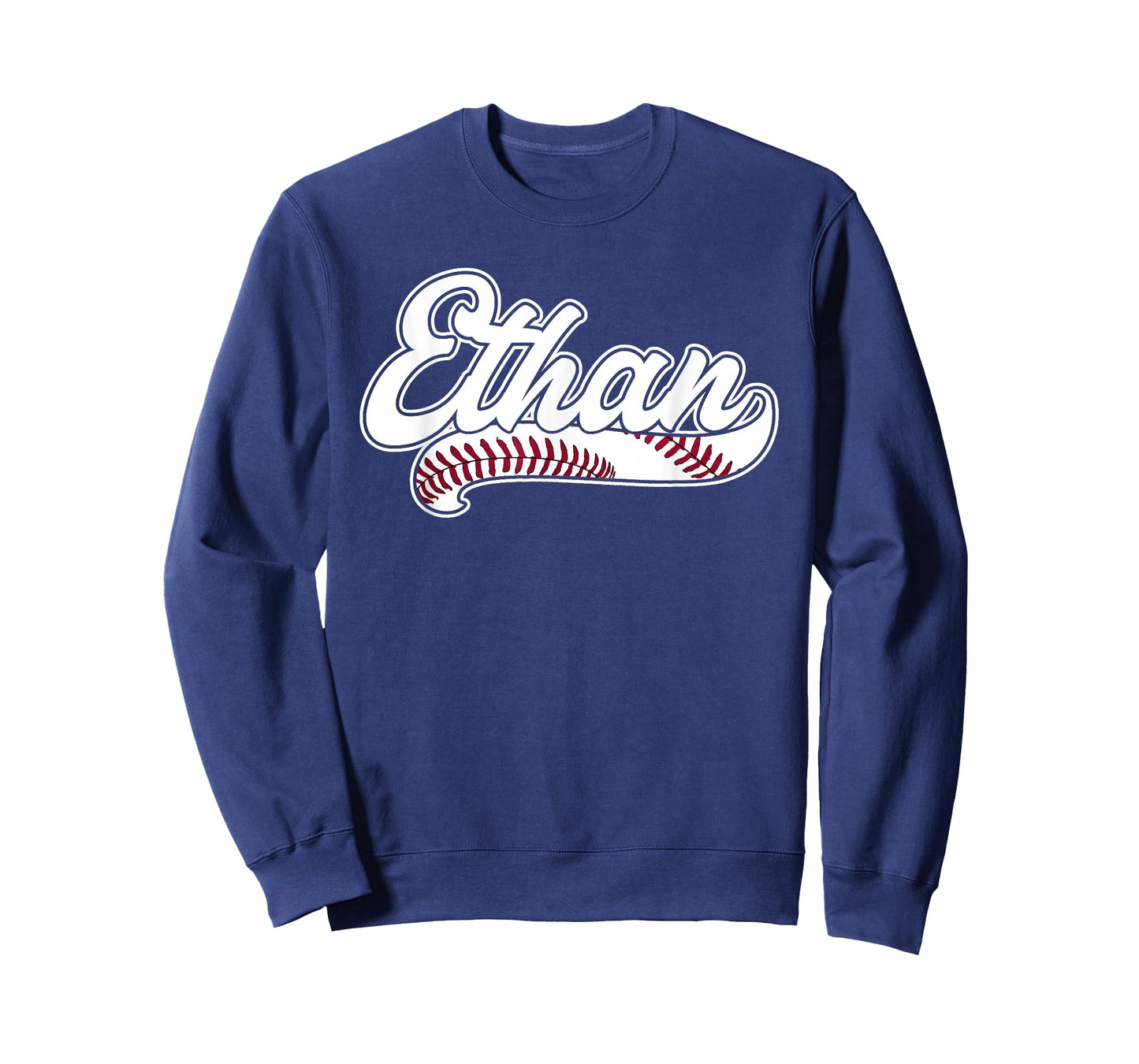 Ethan Personalized Baseball Fan Birthday Name T-Shirt