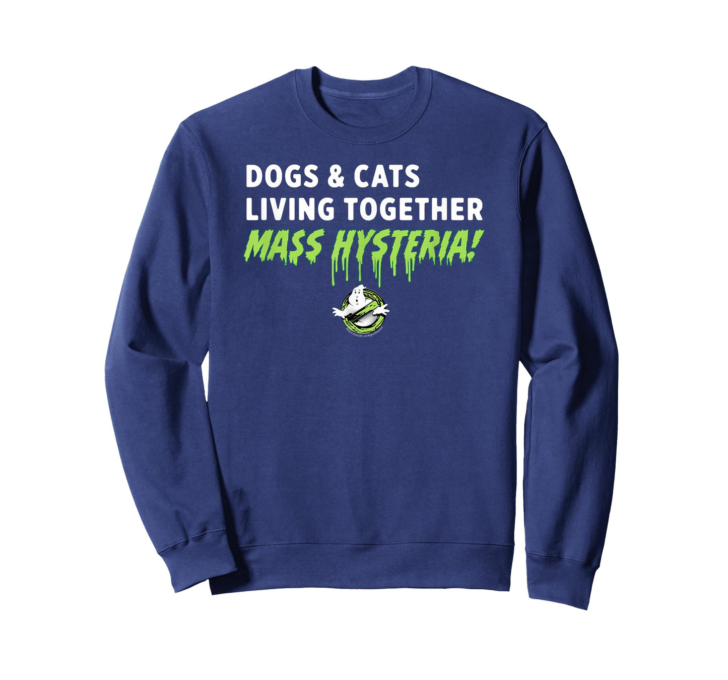 Ghostbusters Dogs and Cats Living Together Mass Hysteria! T-Shirt