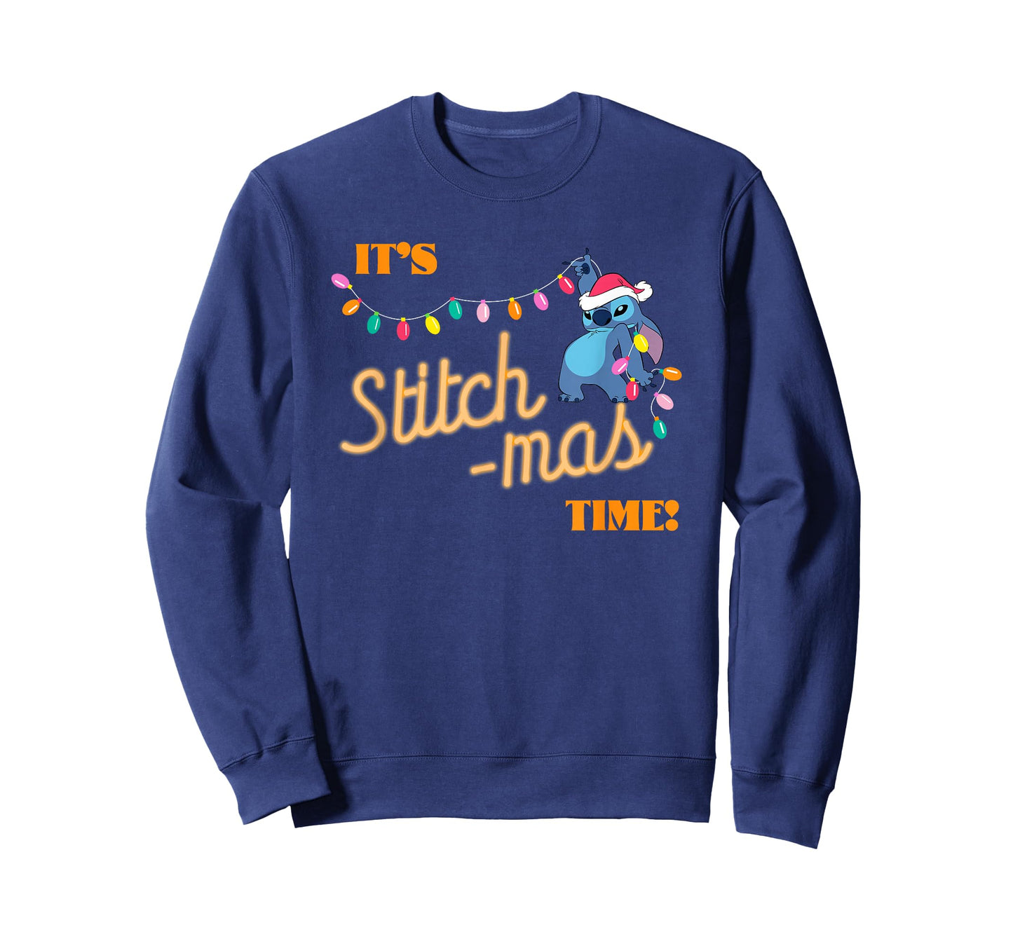 Disney Lilo & Stitch Christmas It's Stitchmas Time Cool Pose T-Shirt