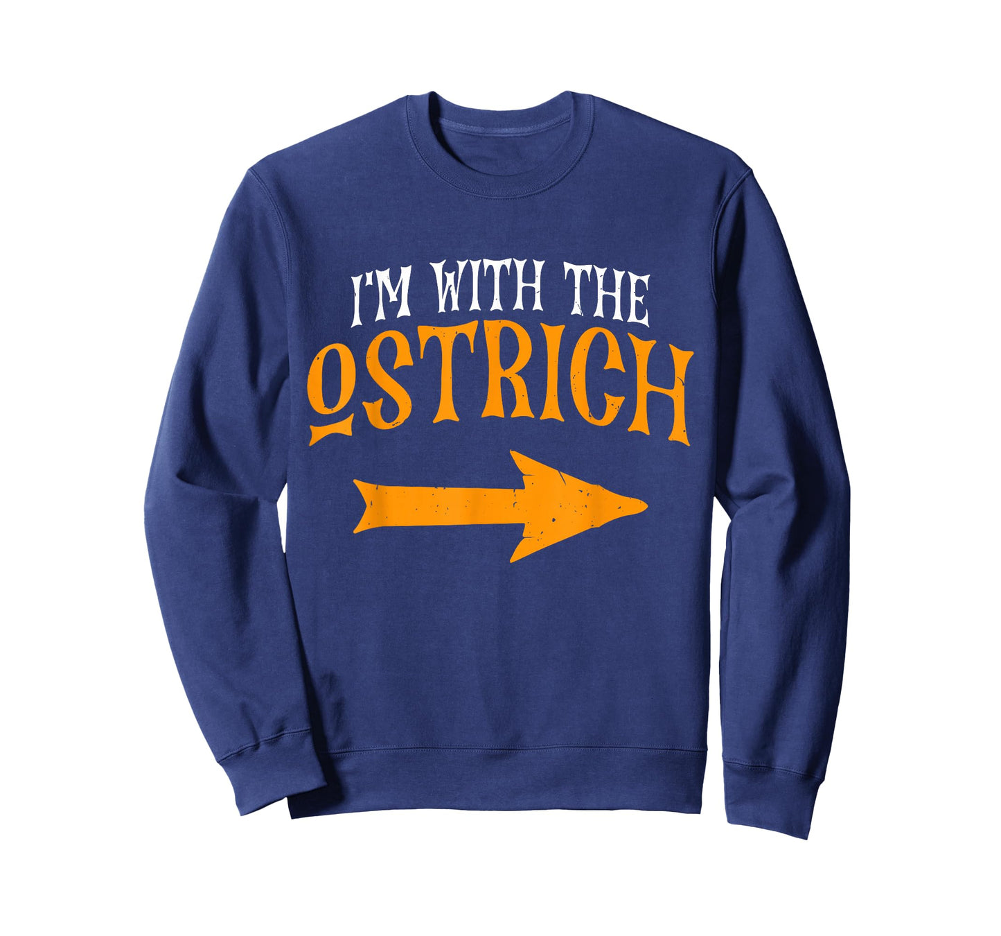 I'm With Ostrich Halloween Costume Funny Couples Ostrich T-Shirt