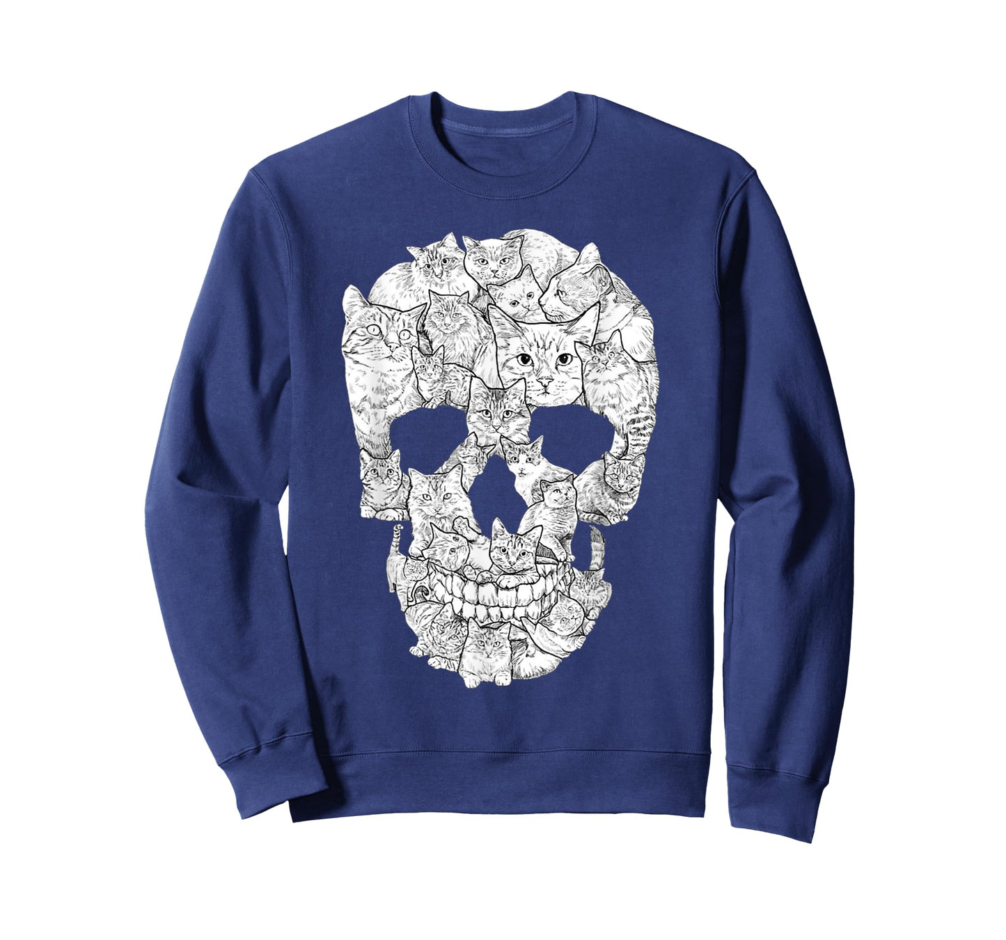 Cat Skull T-Shirt - Kitty Skeleton Halloween Costume Idea T-Shirt for Men Women Kids