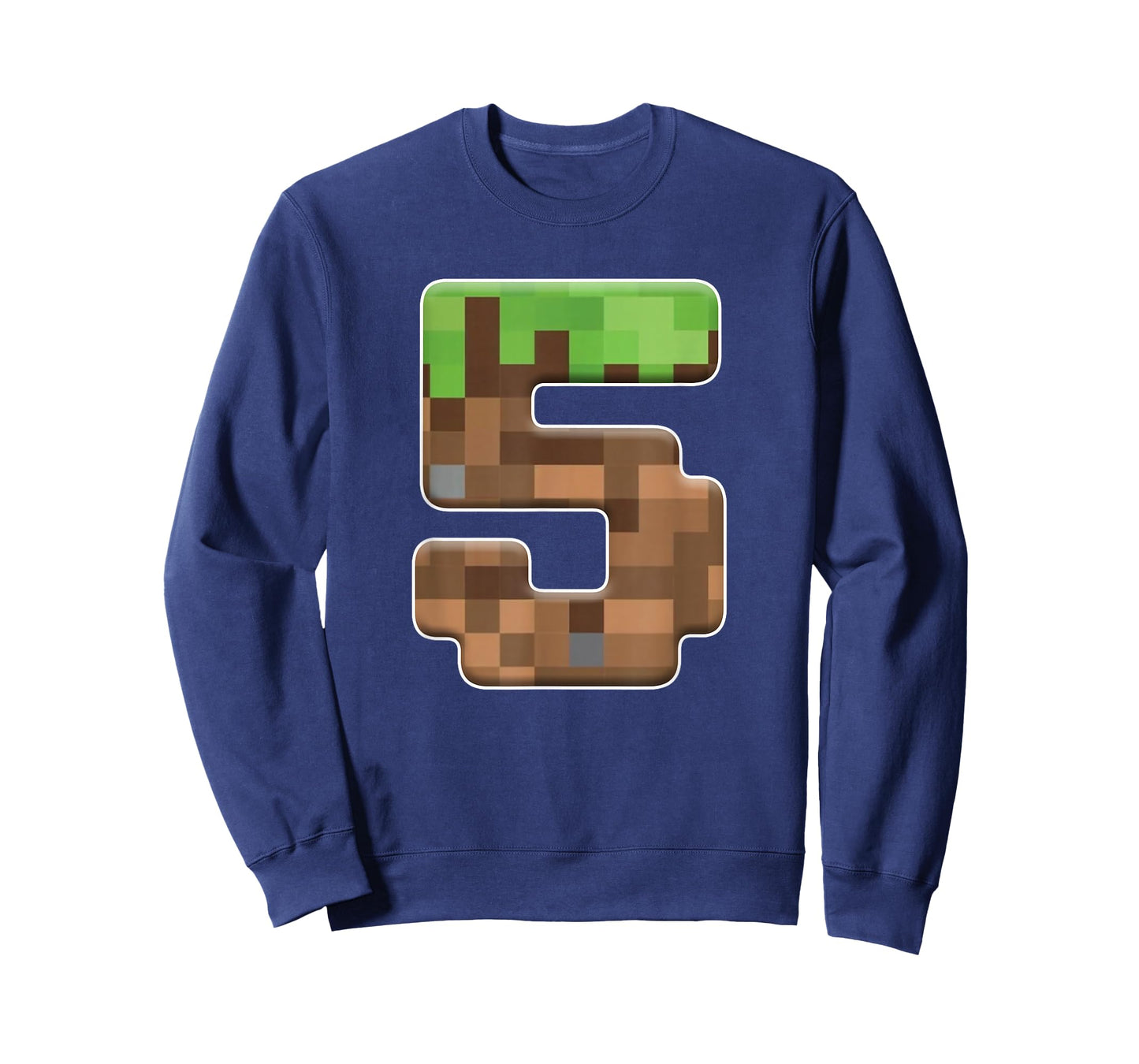 5th Birthday Boy 5 Years Old Bday Boy Game Pixel Number T-Shirt