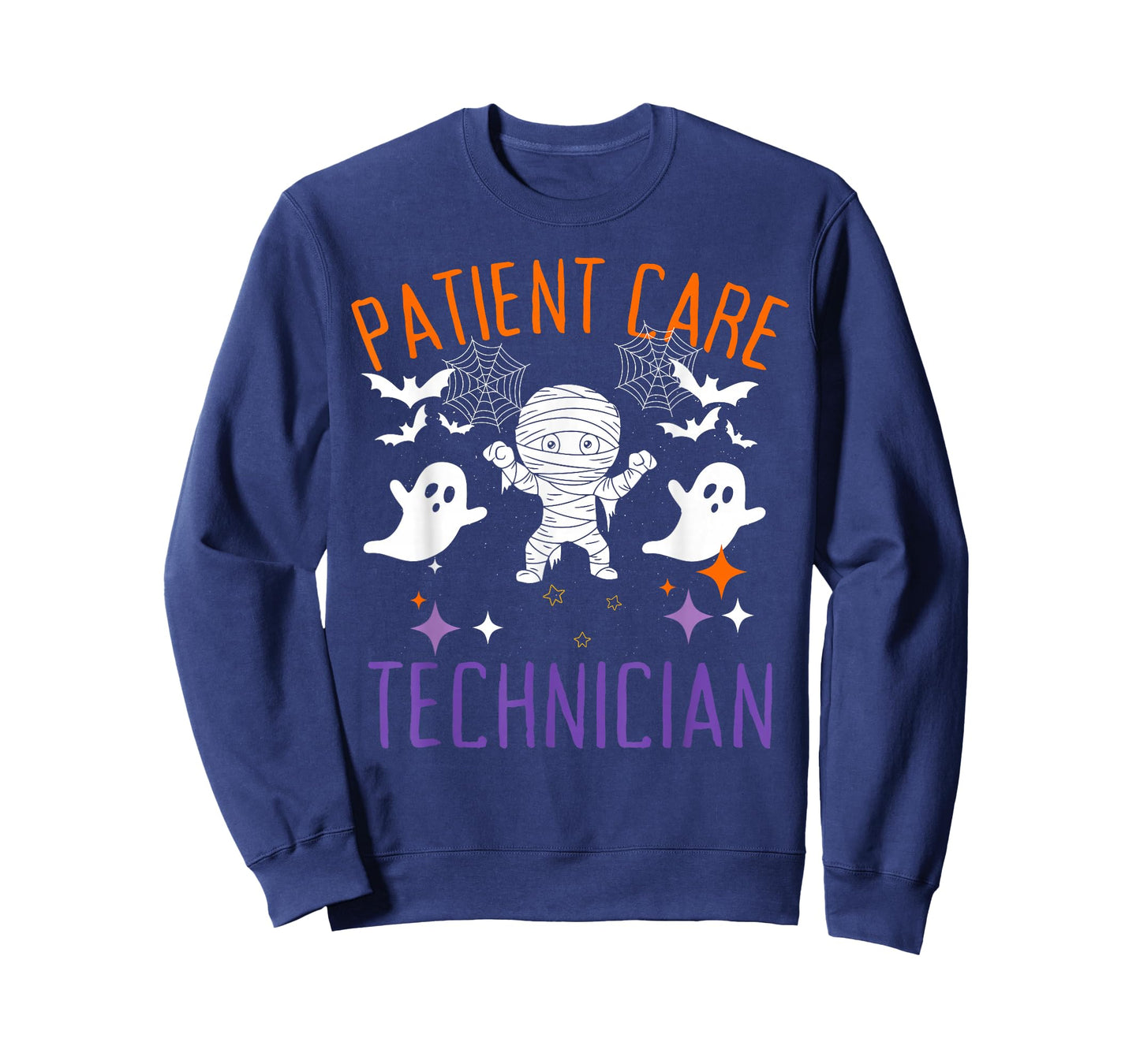 Patient Care Technician Mummy Ghost PCT Halloween Costume T-Shirt