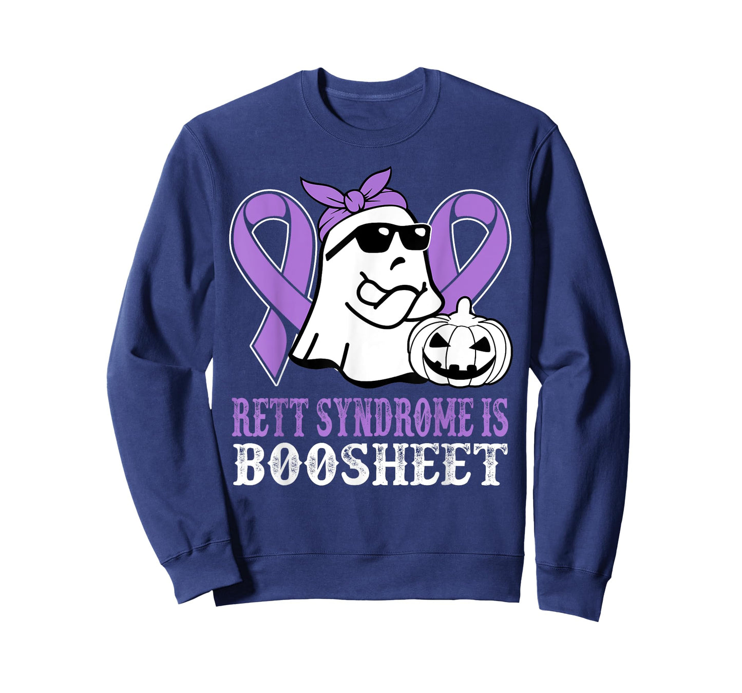 Rett Syndrome Is Boo Sheet Rett Syndrome Warrior Halloween T-Shirt
