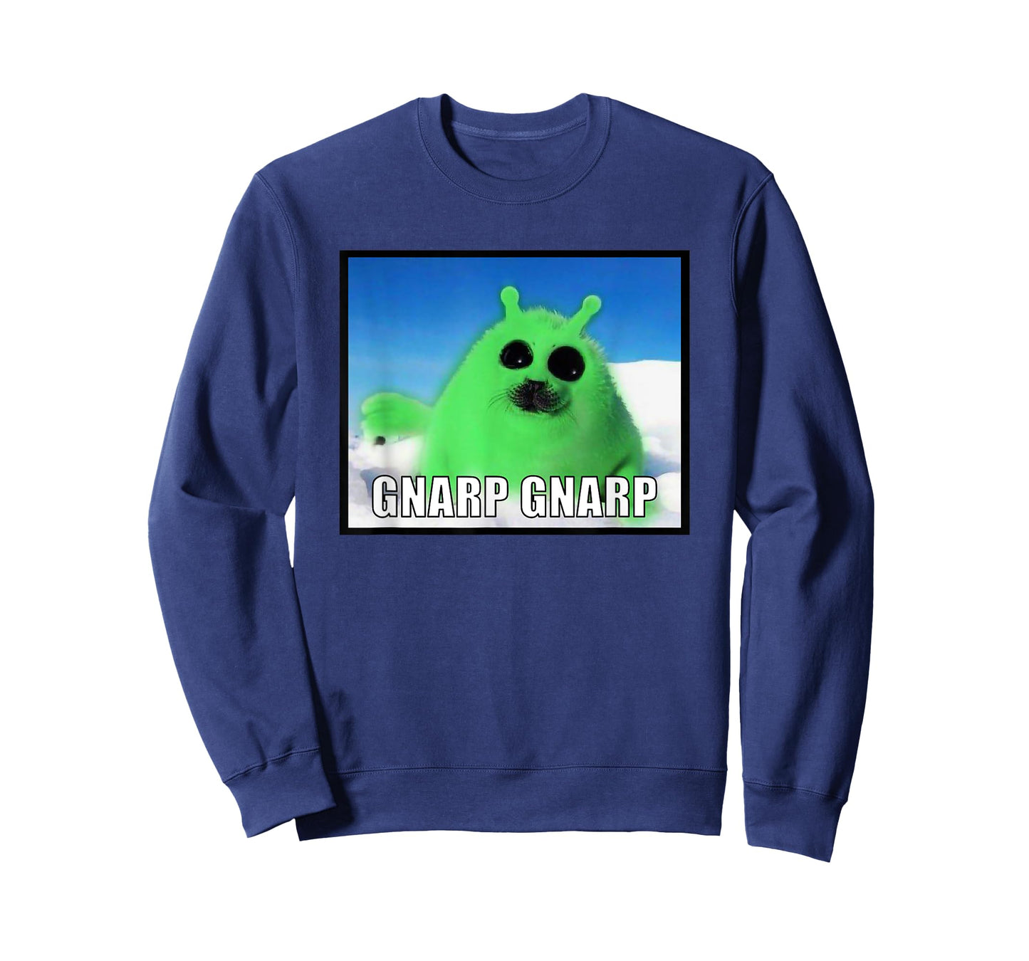 Gnarp Seal Silly Alien Cat Meme Men Women Girls Kids T-Shirt