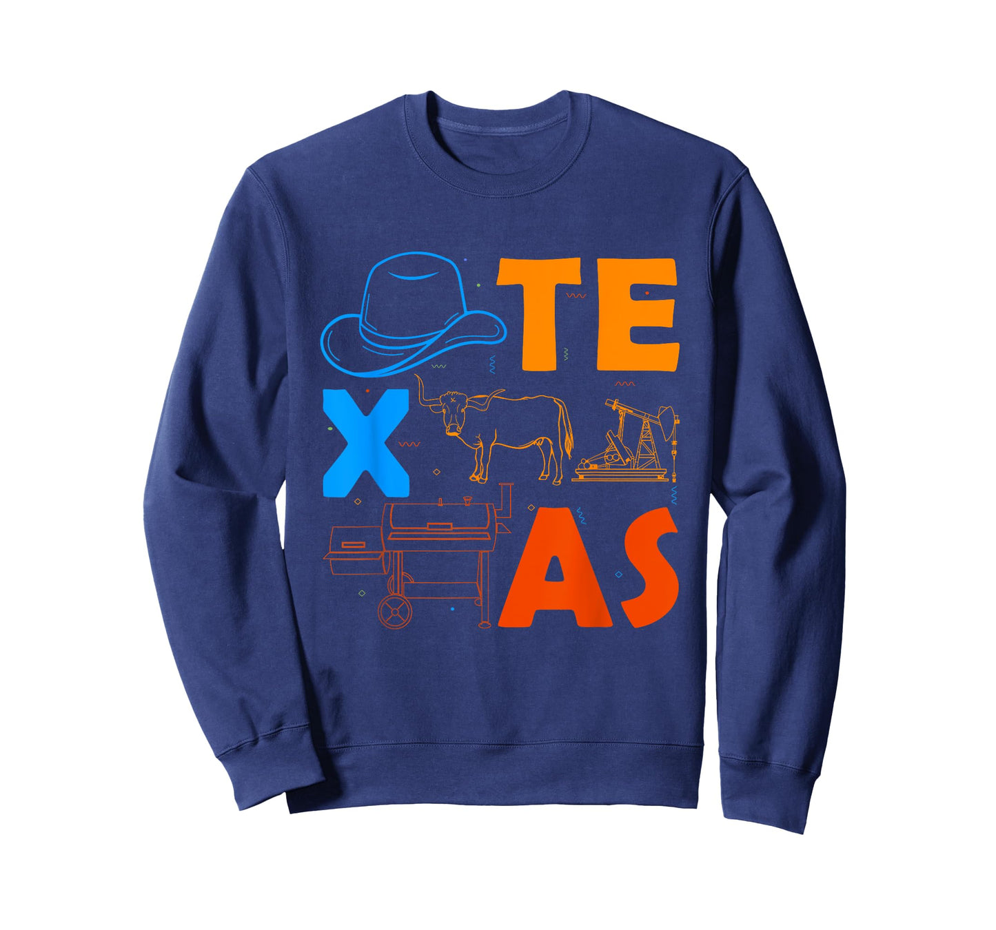 Texas Lover Men BBQ Texas Souvenir Cowboy Texas T-Shirt