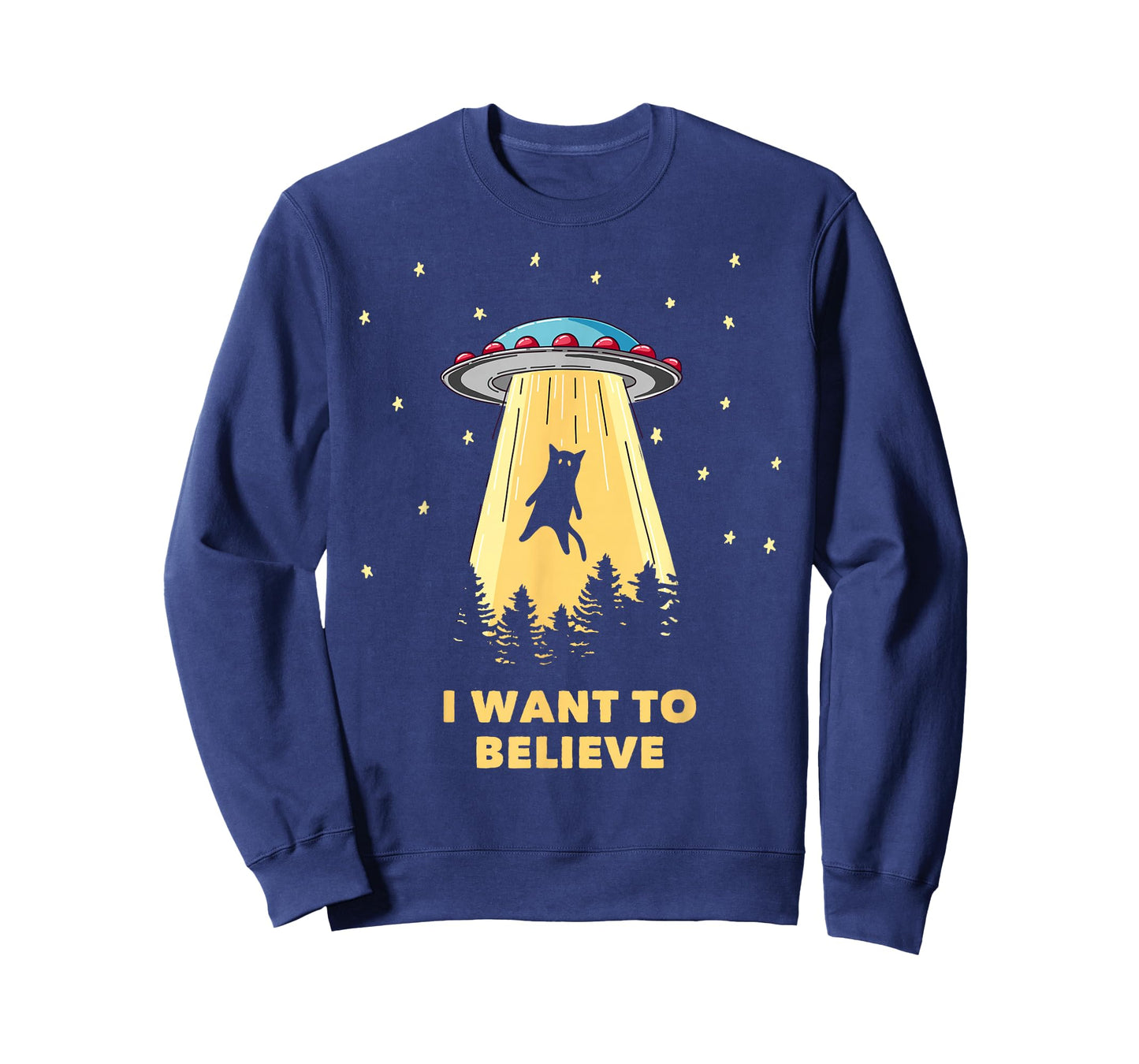 Area 51 UFO Hunter Tee Alien Abduction I Want To Believe T-Shirt