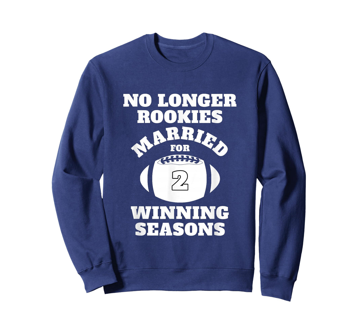 2nd Wedding Anniversary Gift Football Him Husband Her T-Shirt