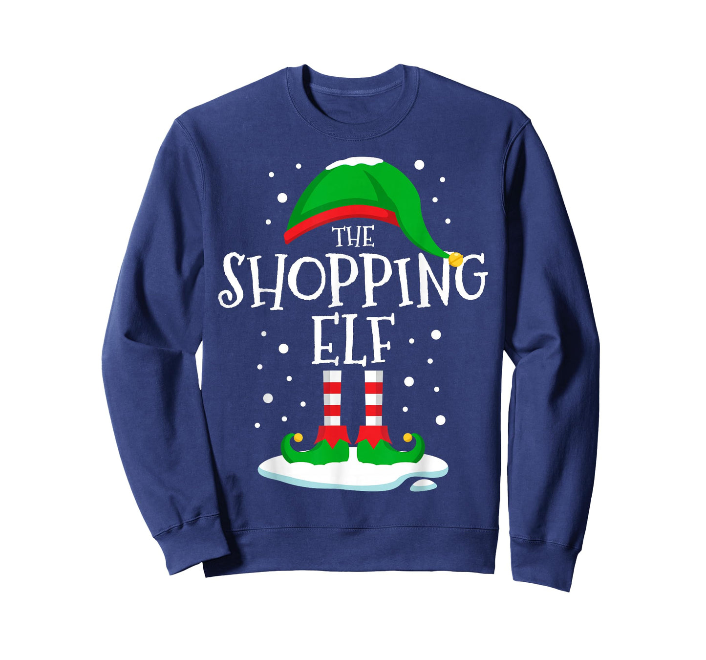 The Shopping Elf Christmas Family Matching Xmas Group Funny T-Shirt