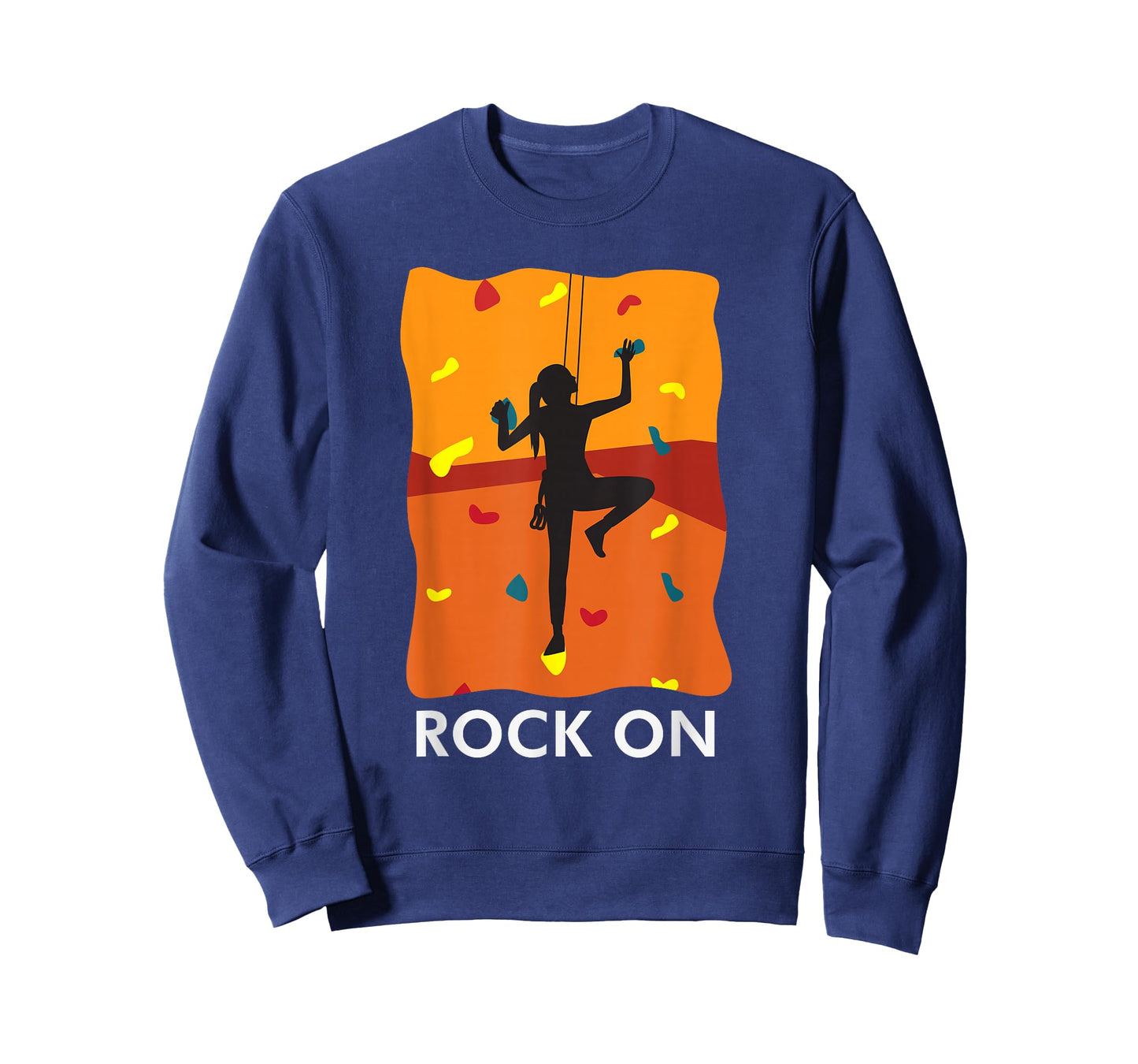 Rock On Girl Wall Climbing Secure Bouldering Proud T-Shirt