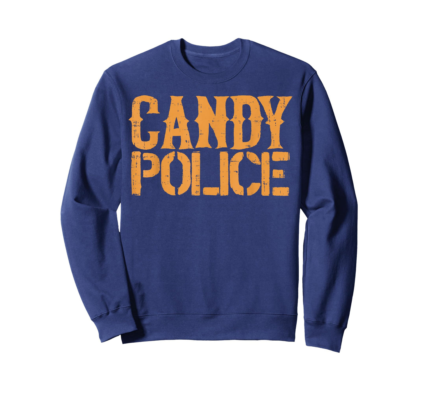 Candy Police Shirt Funny Halloween Costume Parents Mom Dad T-Shirt