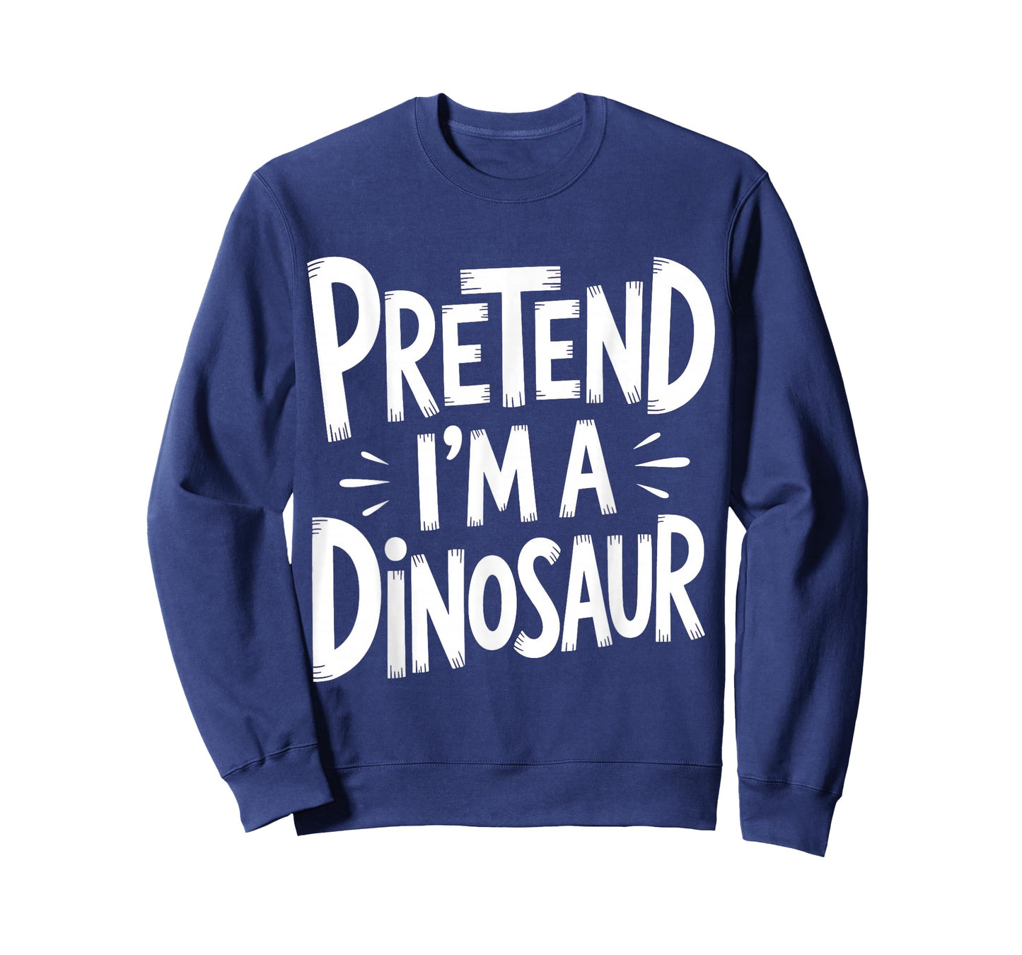 Pretend I'm A Dinosaur Costume Halloween Lazy Adult Kids T-Shirt