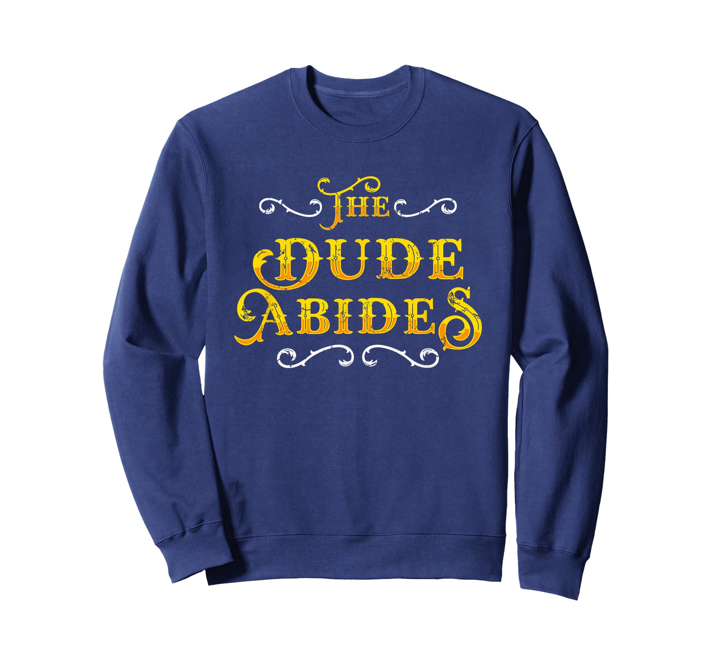 The Dude Abides Vintage Design For Film Loving Bowler T-Shirt