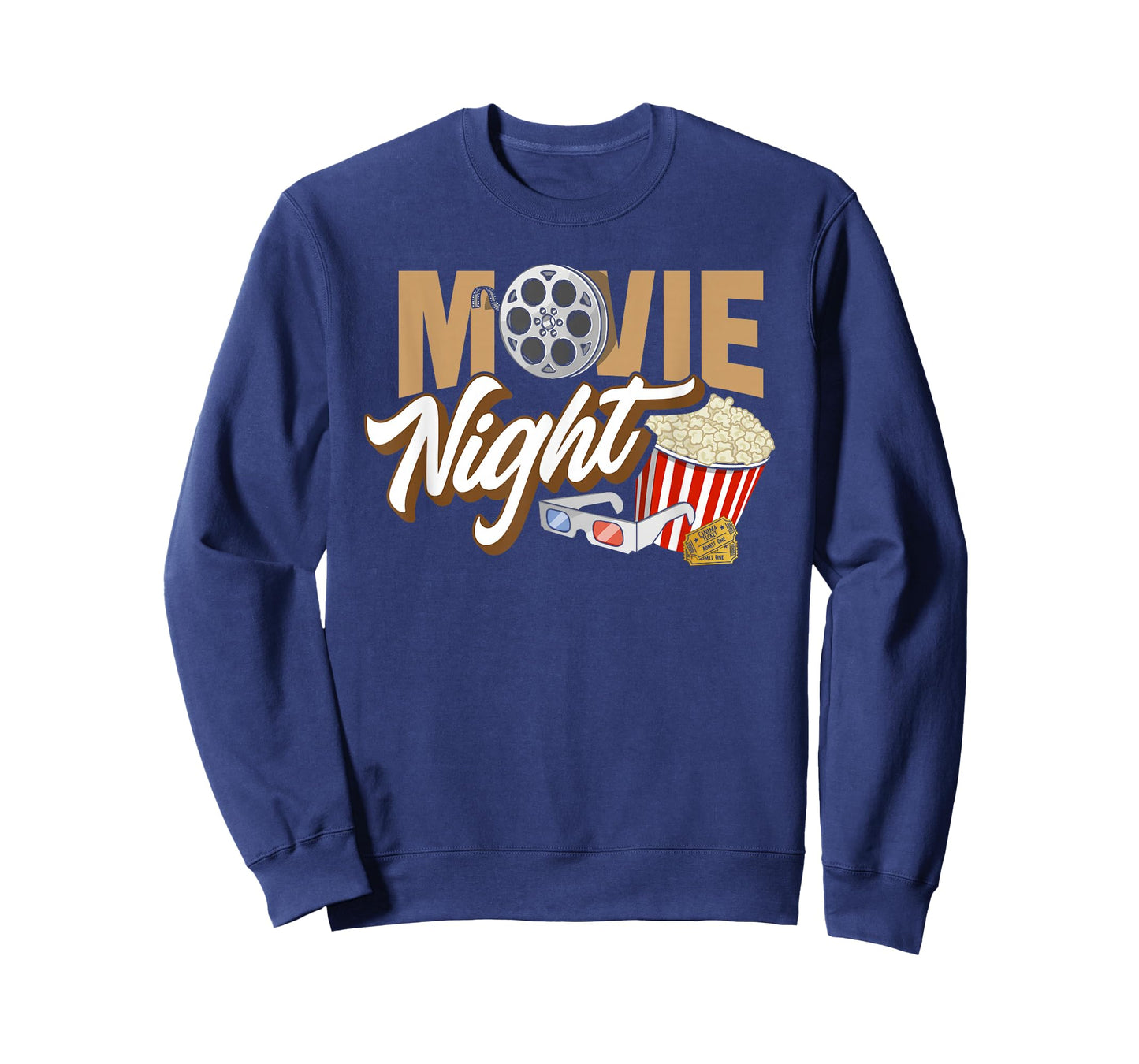 Movie Night - Popcorn Movies Cinema Family T-Shirt