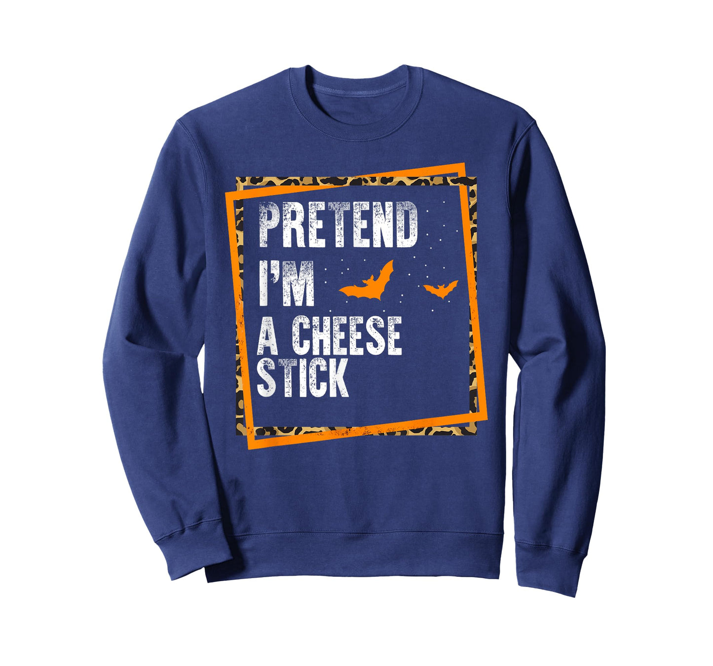 Pretend I'm A Cheese Stick Easy Lazy Halloween Costume Party T-Shirt