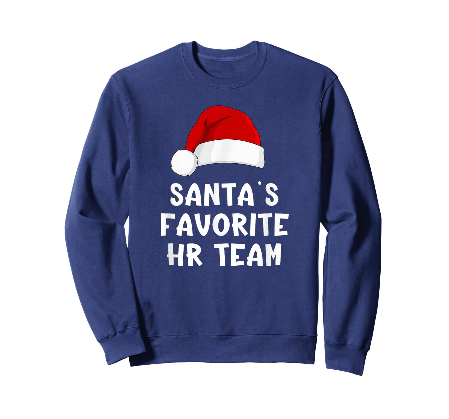 Christmas Santa's Favorite HR Team Funny Human Resources T-Shirt