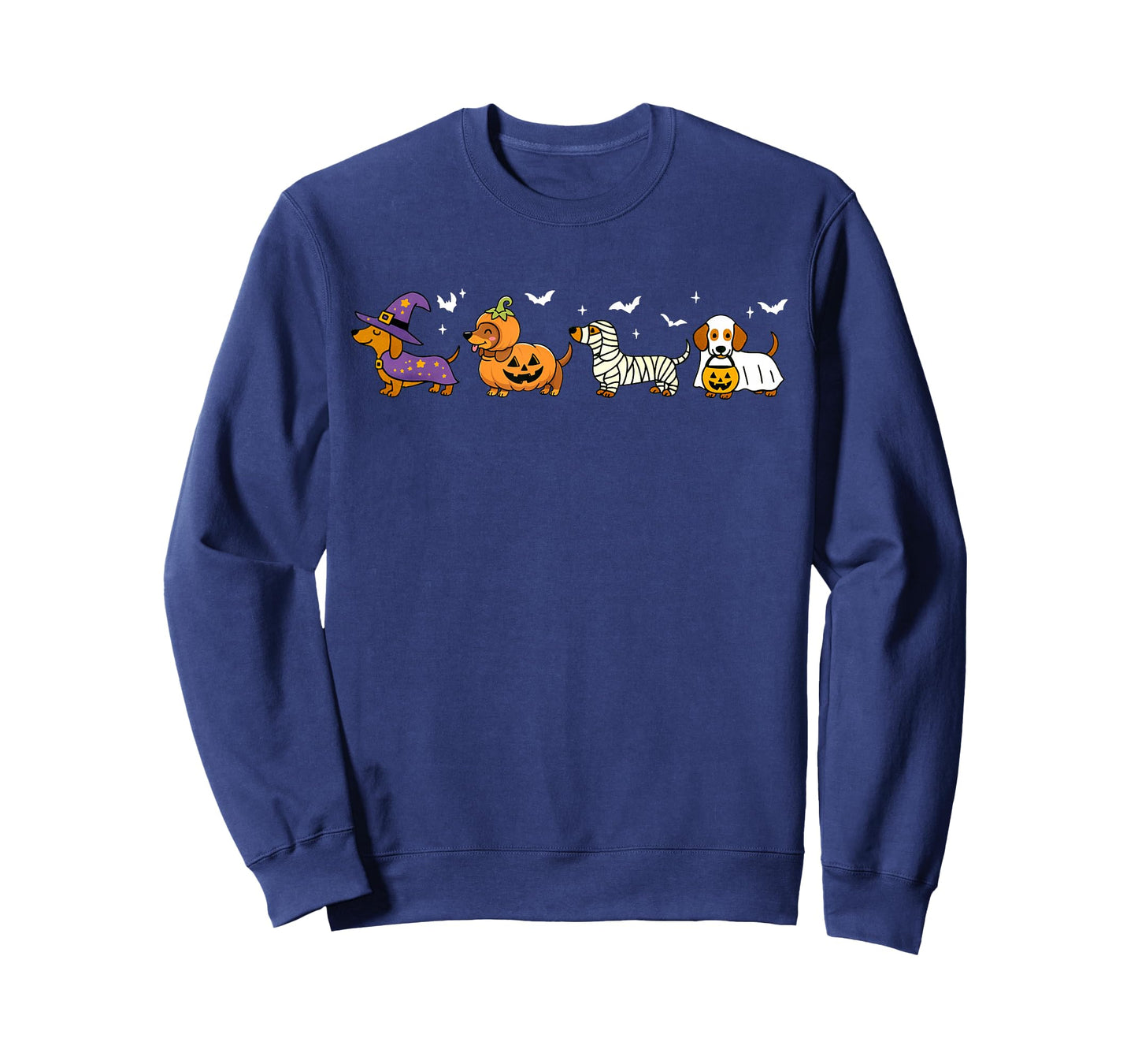 Cute Dachshund Ghost Pumpkin Dog Halloween Costume T-Shirt