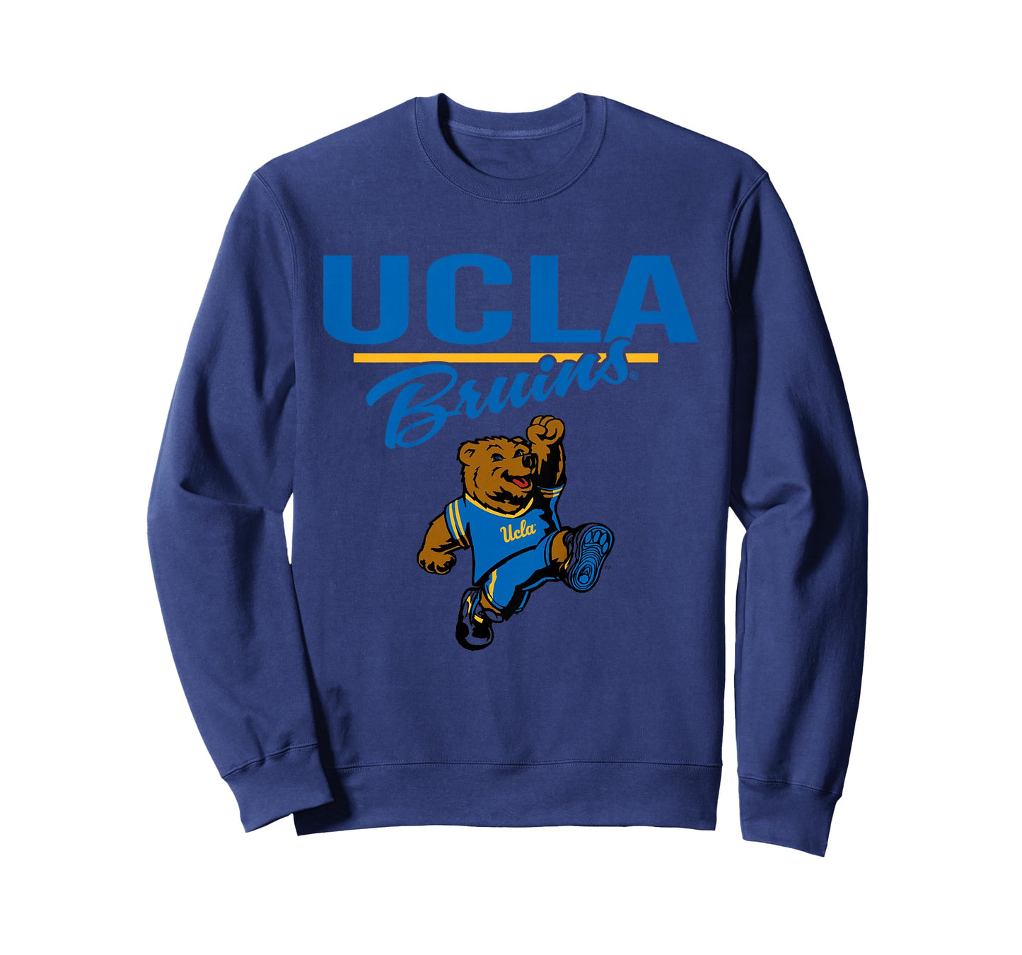 Kids UCLA Bruins Kid's Joe Bruin Mascot White Officially Licensed T-Shirt