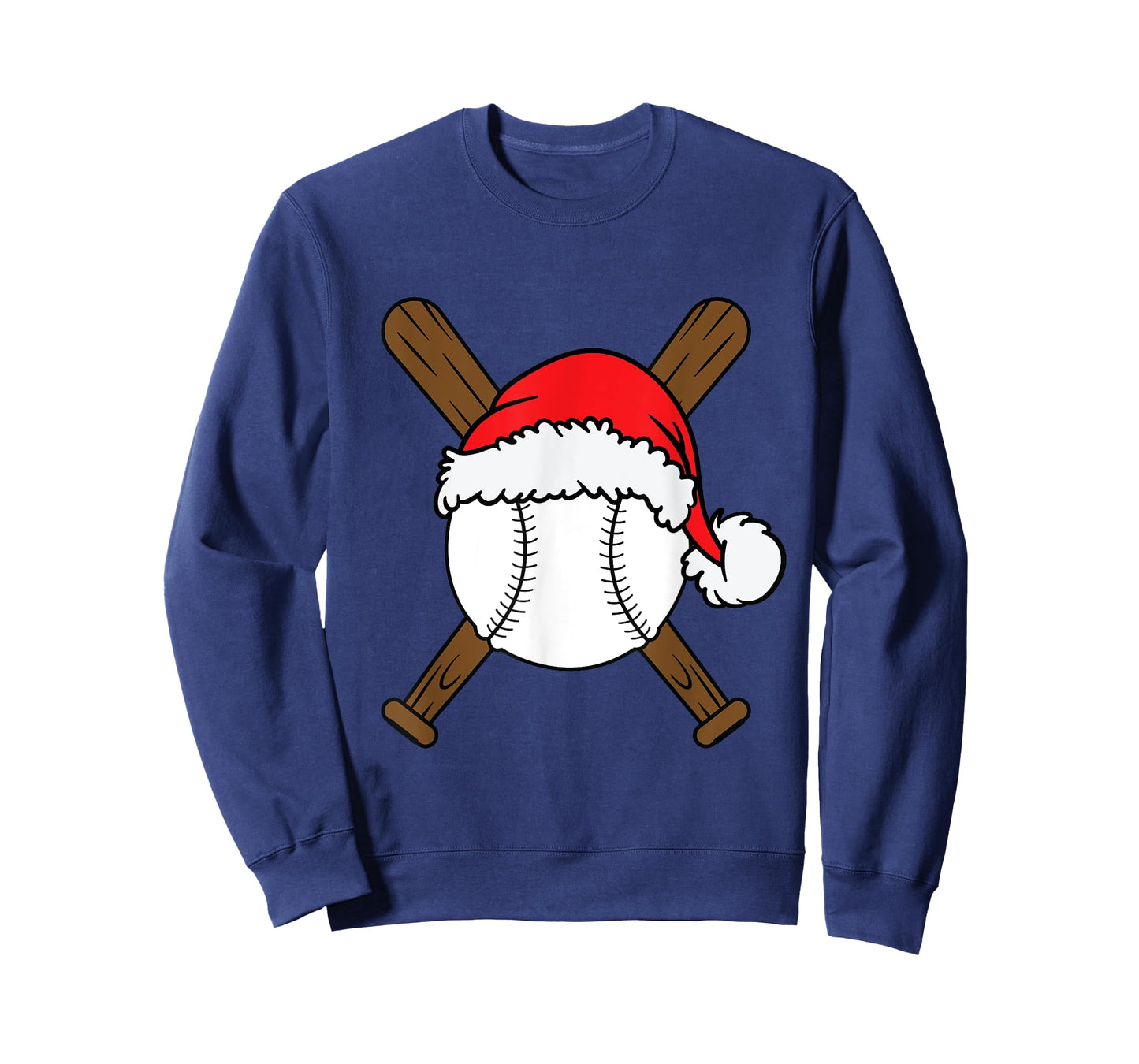 Christmas Baseball Player Santa Sports Design For Men Boys T-Shirt
