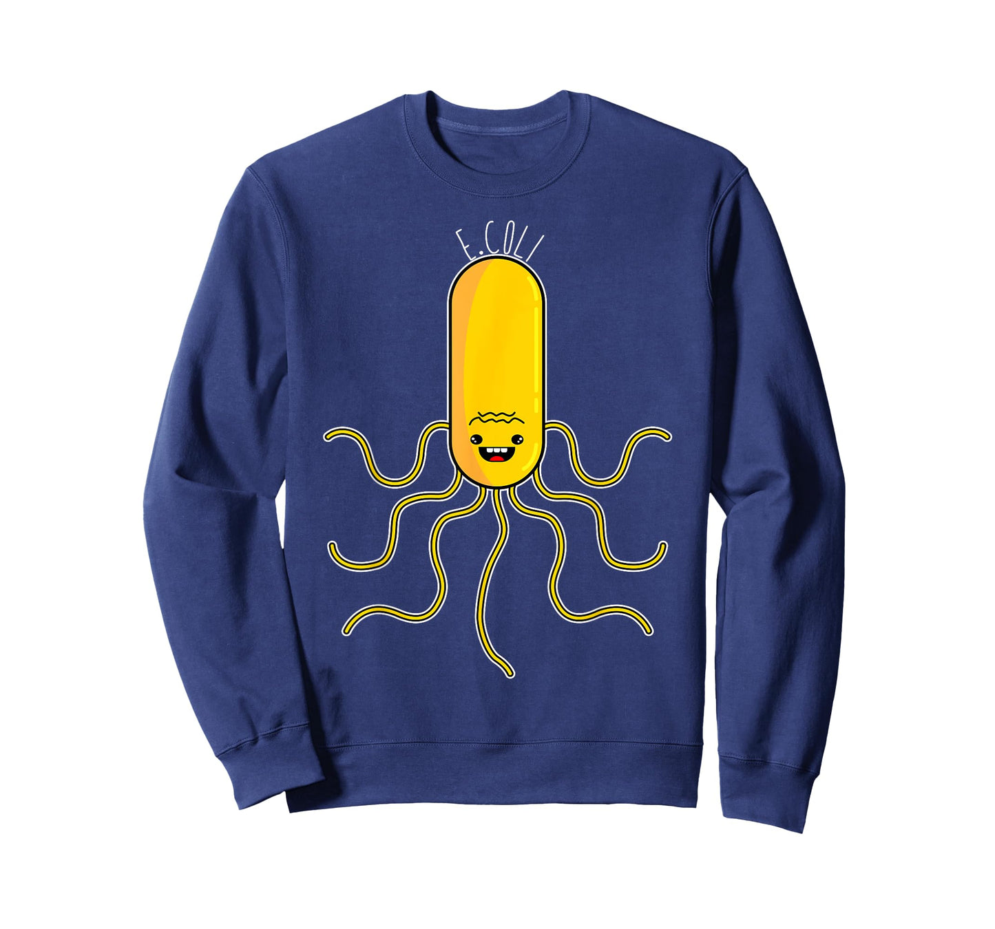 Cute Anime Style E. Coli Microorganism Microbiology T-Shirt