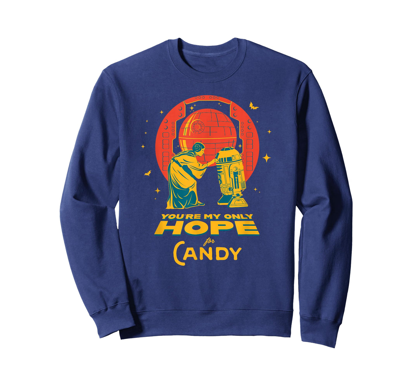 Star Wars Halloween Leia R2-D2 You’re My Only Hope for Candy T-Shirt