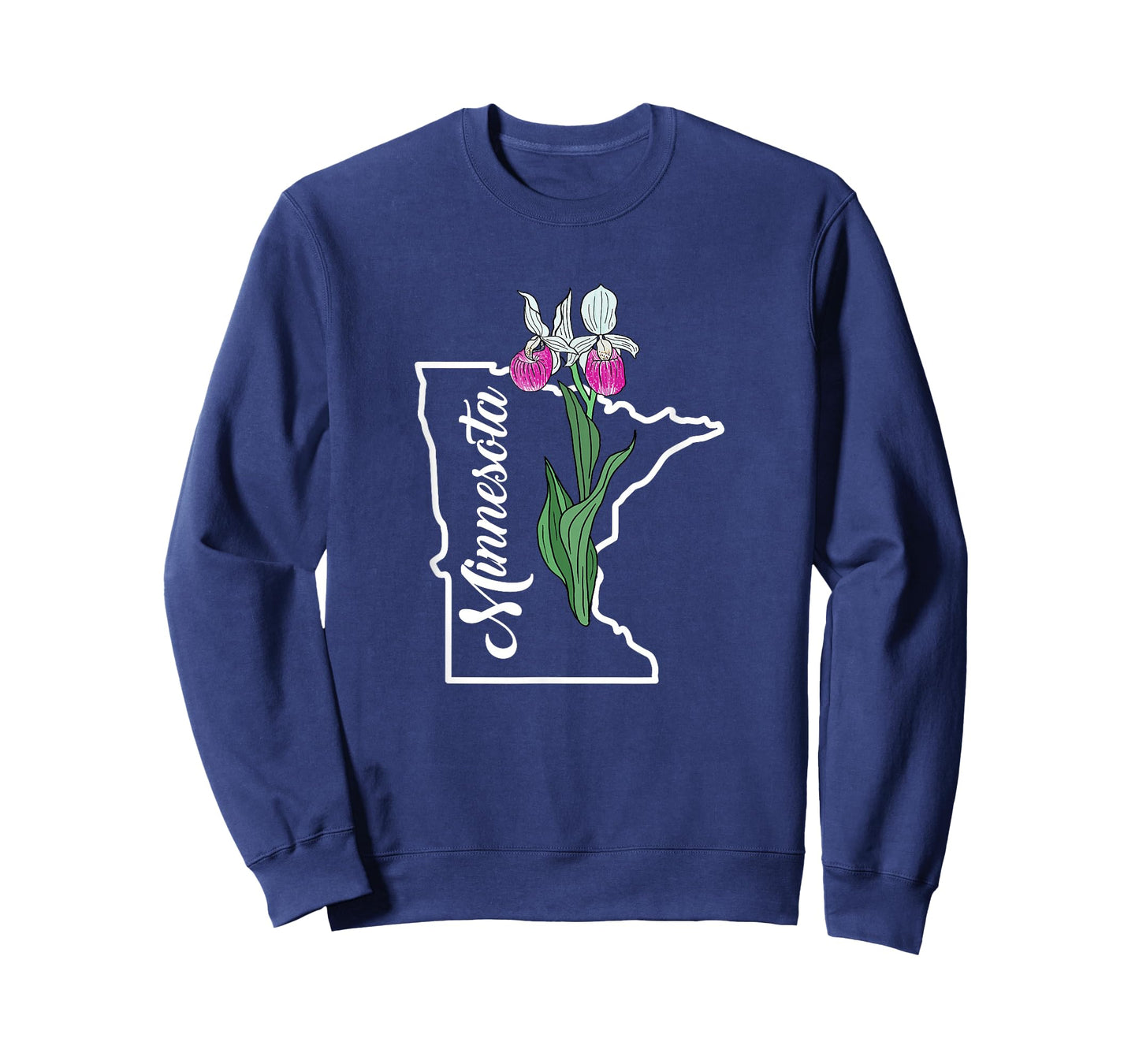 Minnesota Pink Lady's Slipper Flower T-Shirt