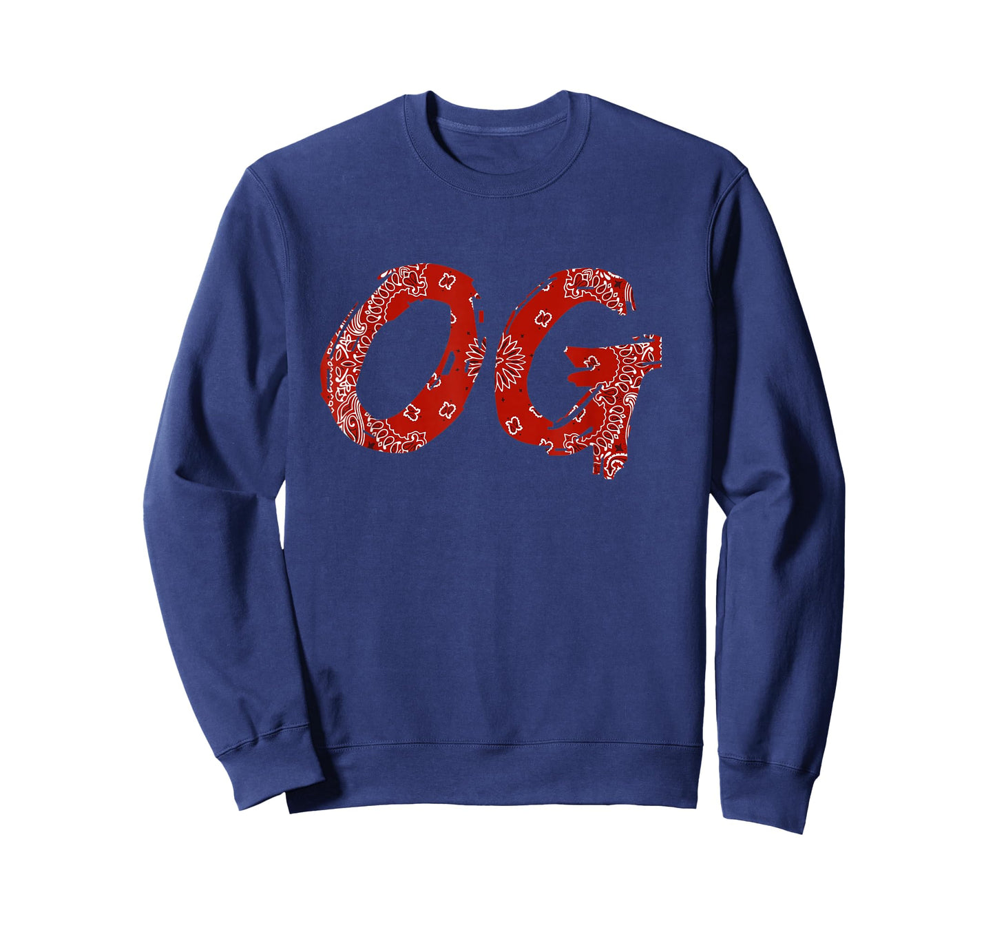 OG Shirt Original Gangster Compton Red Bandana-Print T-Shirt
