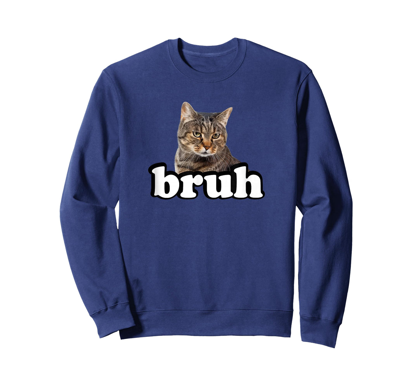 Bruh Kids Brown Tabby Cat Lover T-Shirt