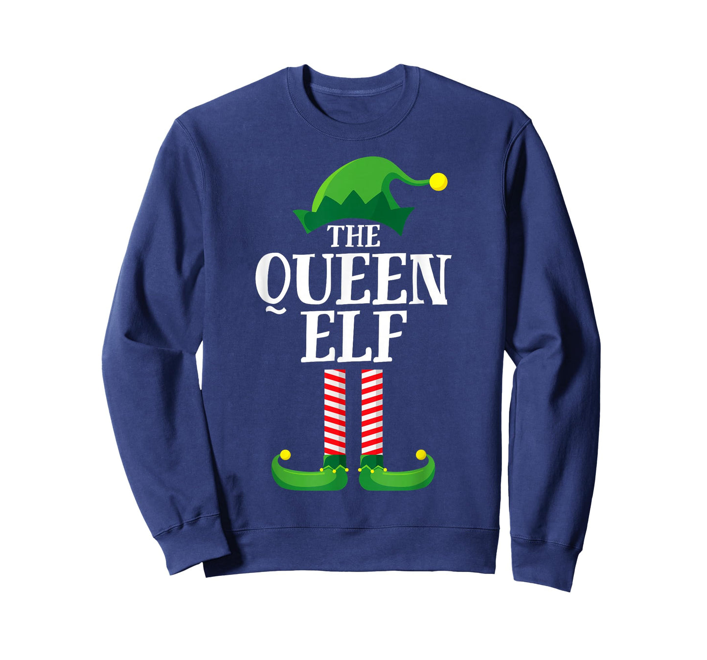 Queen Elf Matching Family Group Christmas Party Pyjamas T-Shirt