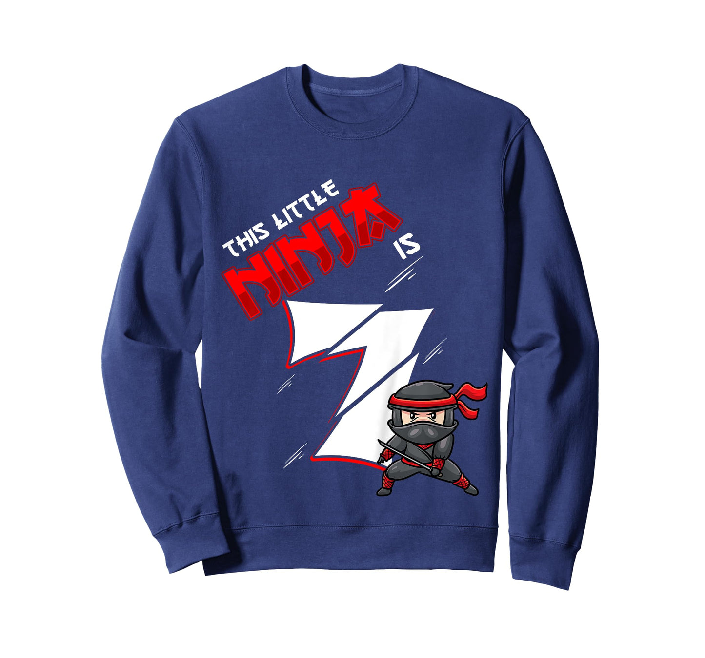 Kids 7th Birthday For Boy 7 Years Old Ninja T-Shirt